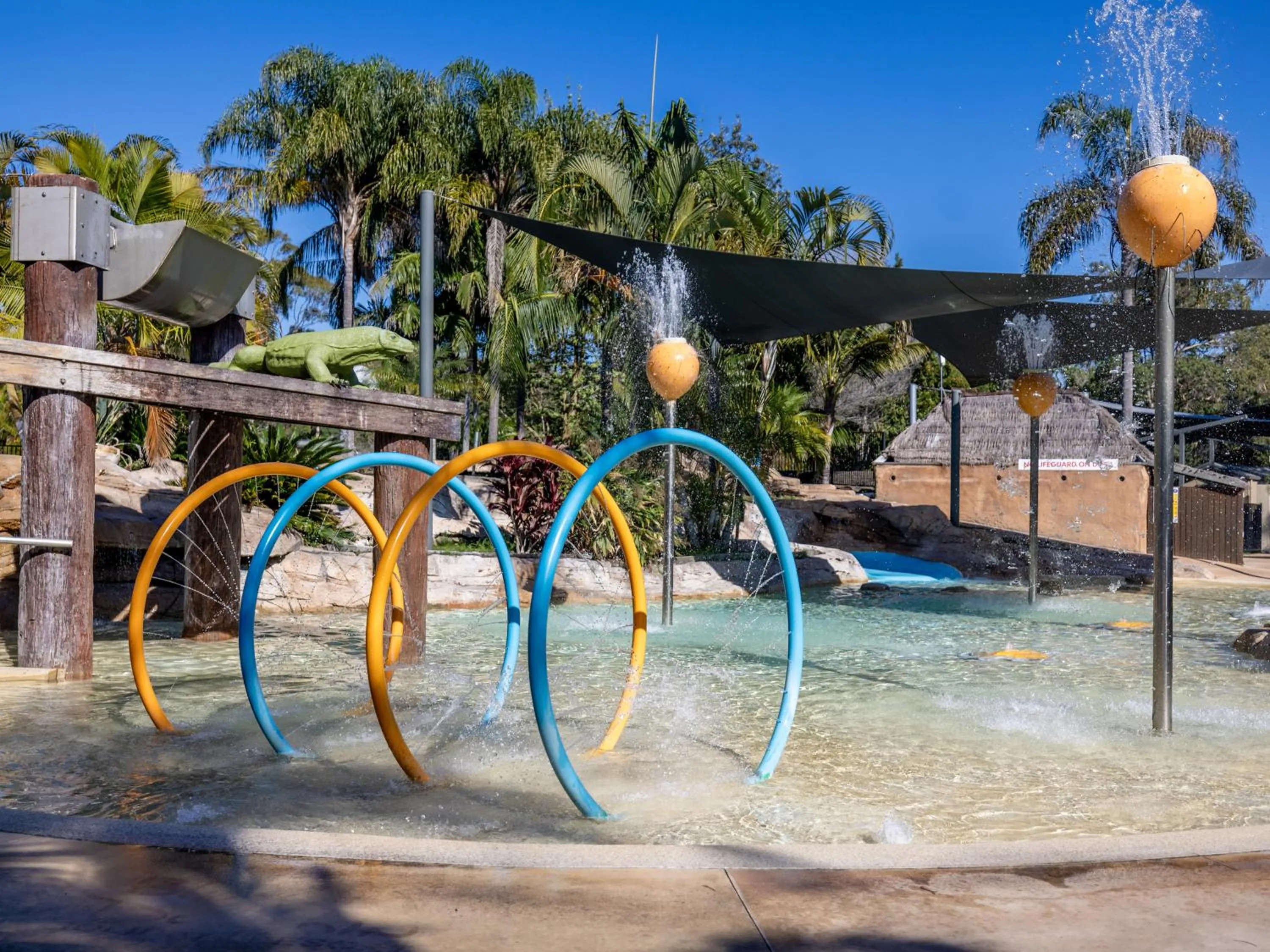 Children play ground in NRMA Blue Dolphin Yamba Holiday Resort