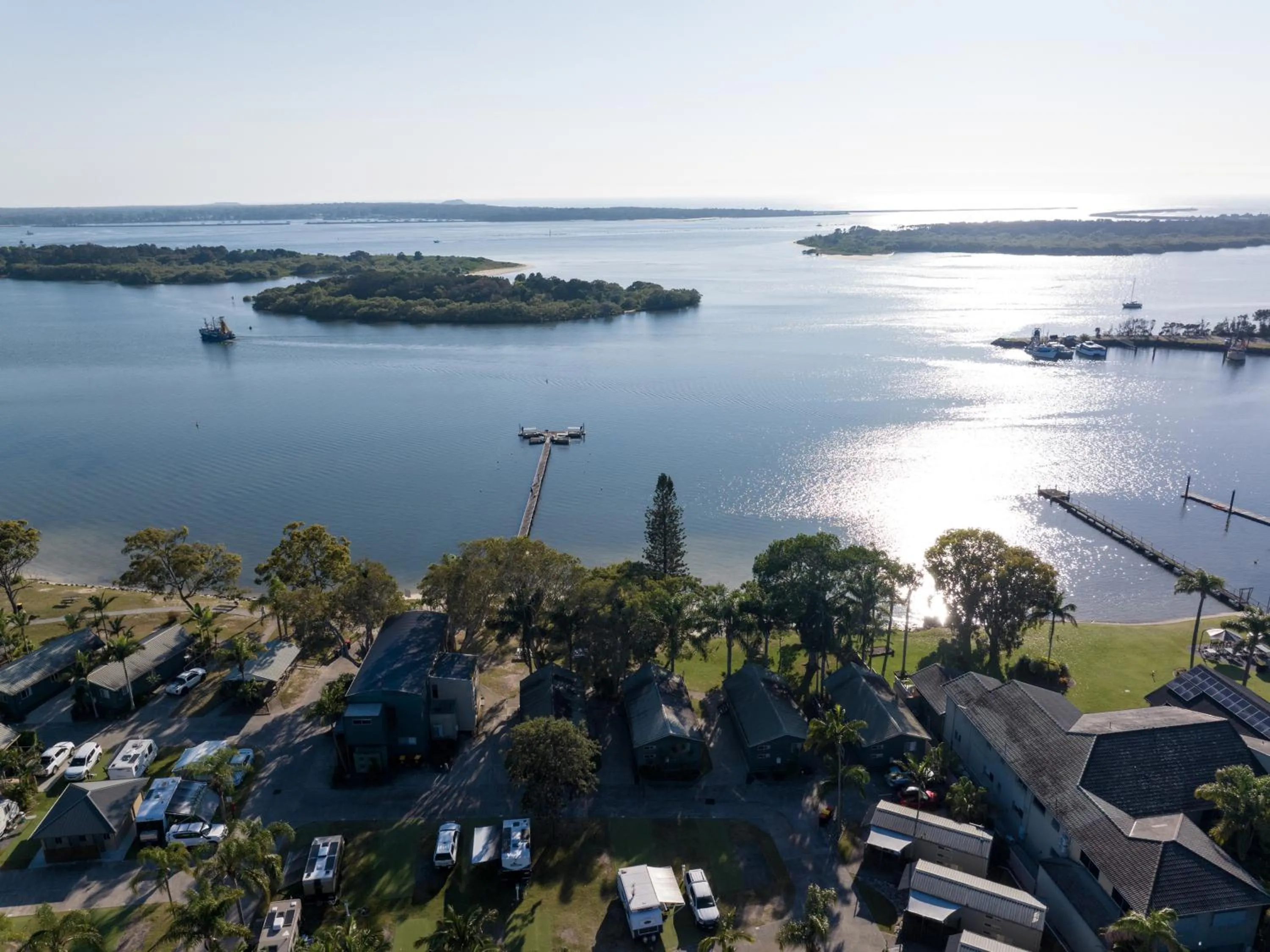 Natural landscape in NRMA Blue Dolphin Yamba Holiday Resort