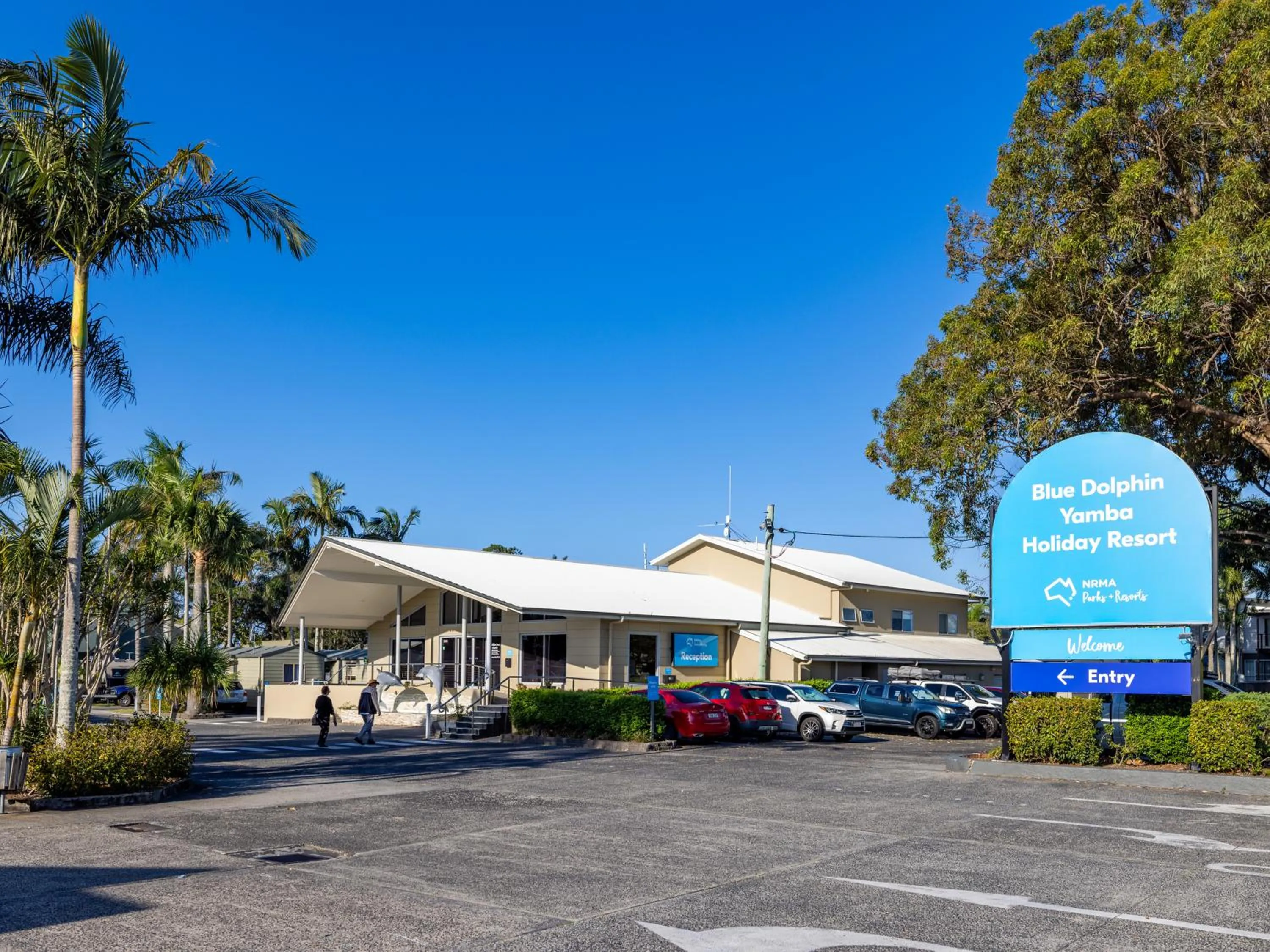 Lobby or reception in NRMA Blue Dolphin Yamba Holiday Resort