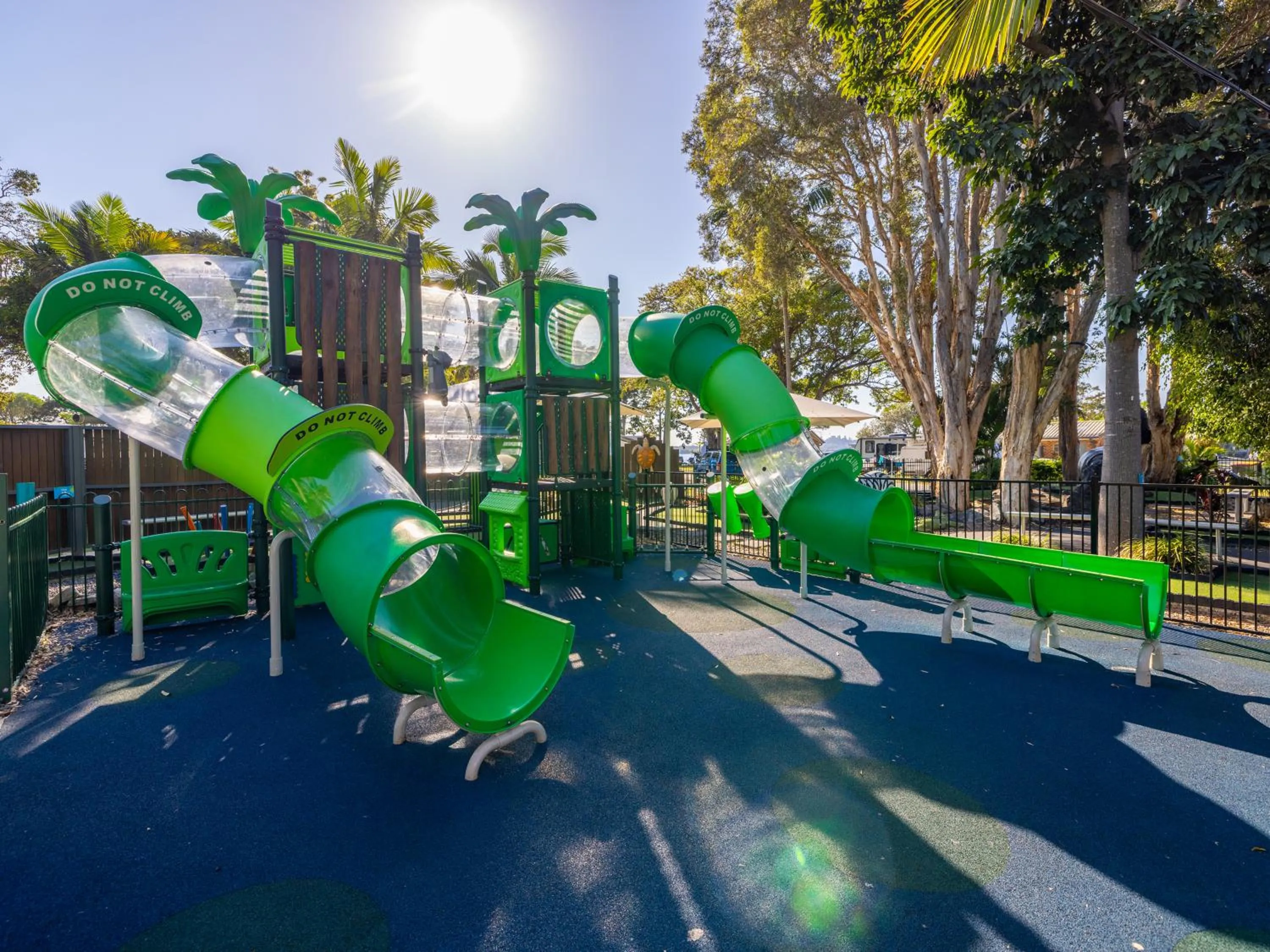 Children play ground in NRMA Blue Dolphin Yamba Holiday Resort