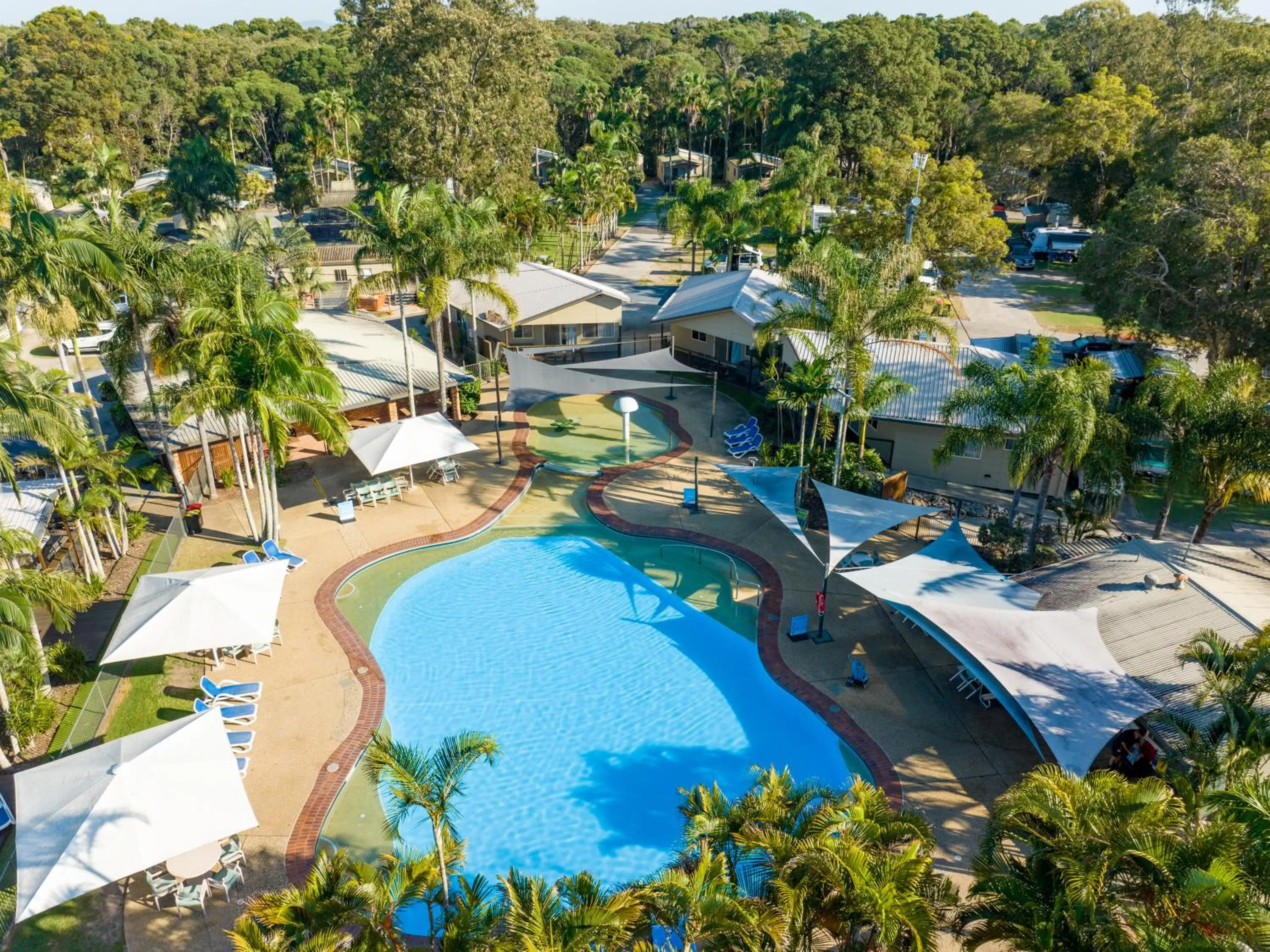 Swimming pool in NRMA Blue Dolphin Yamba Holiday Resort