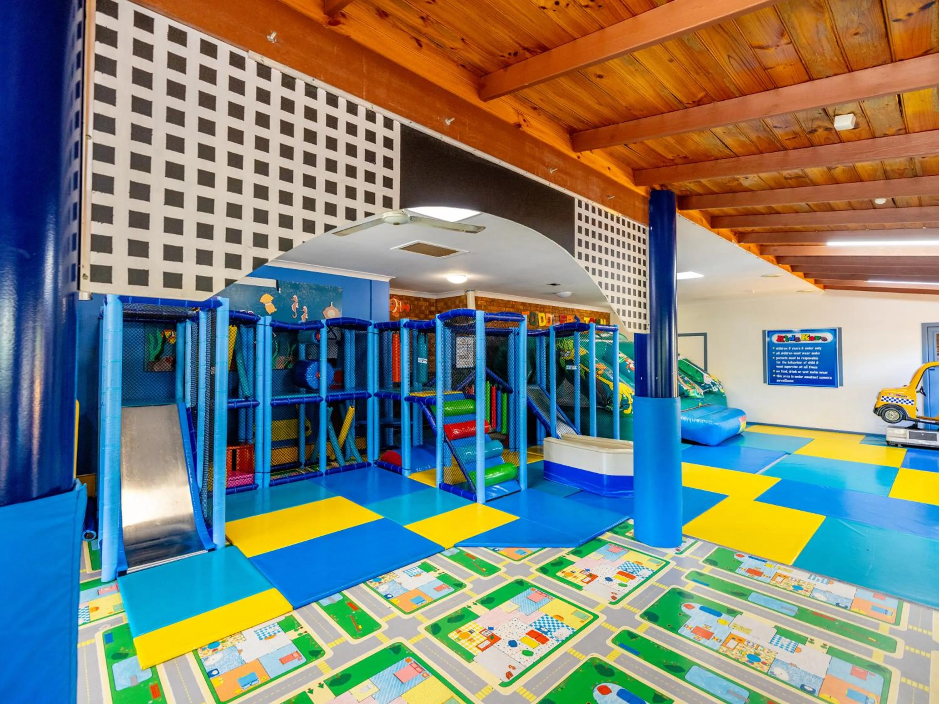 Children play ground in NRMA Blue Dolphin Yamba Holiday Resort