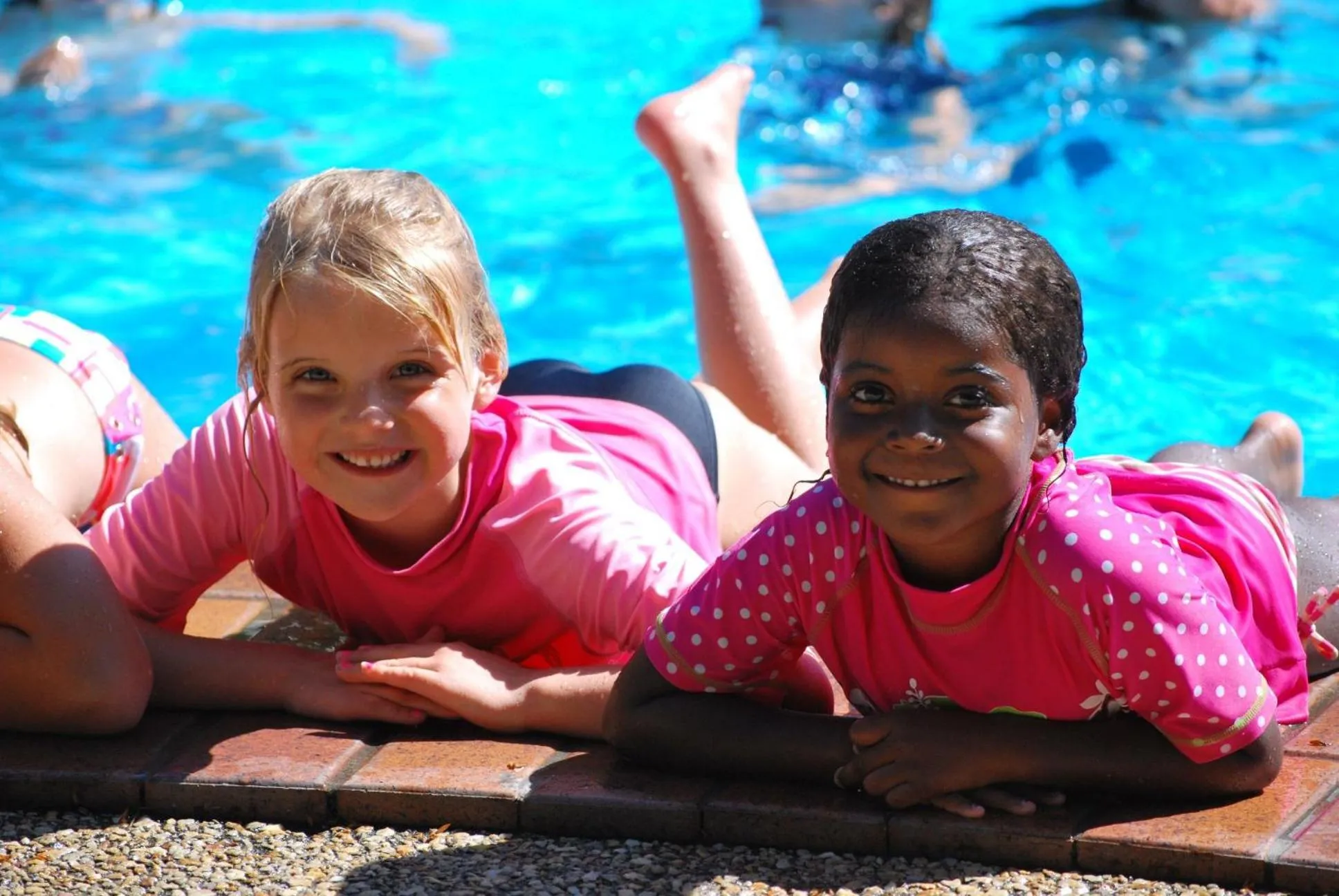 children in NRMA Blue Dolphin Yamba Holiday Resort