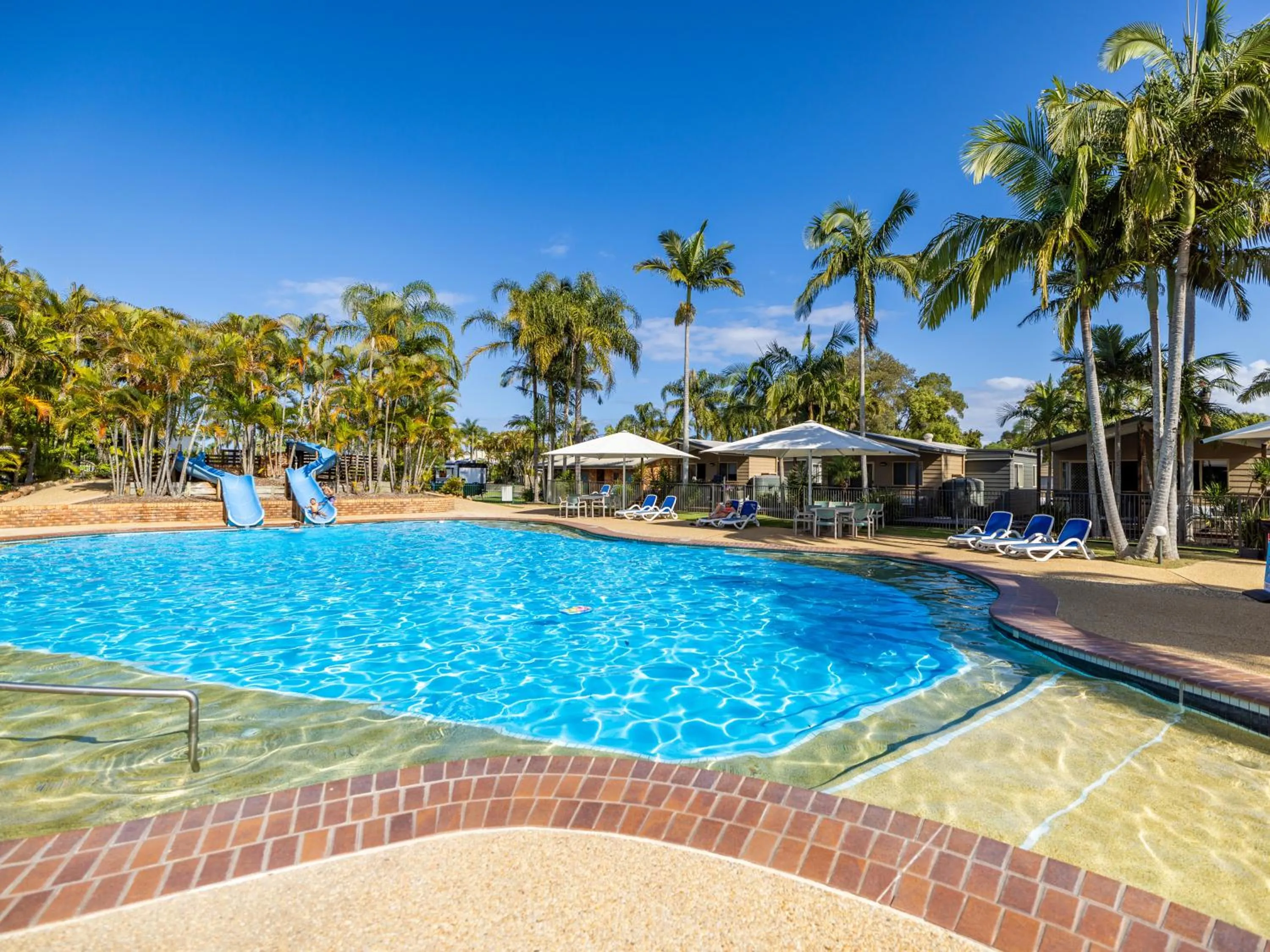 Swimming pool in NRMA Blue Dolphin Yamba Holiday Resort