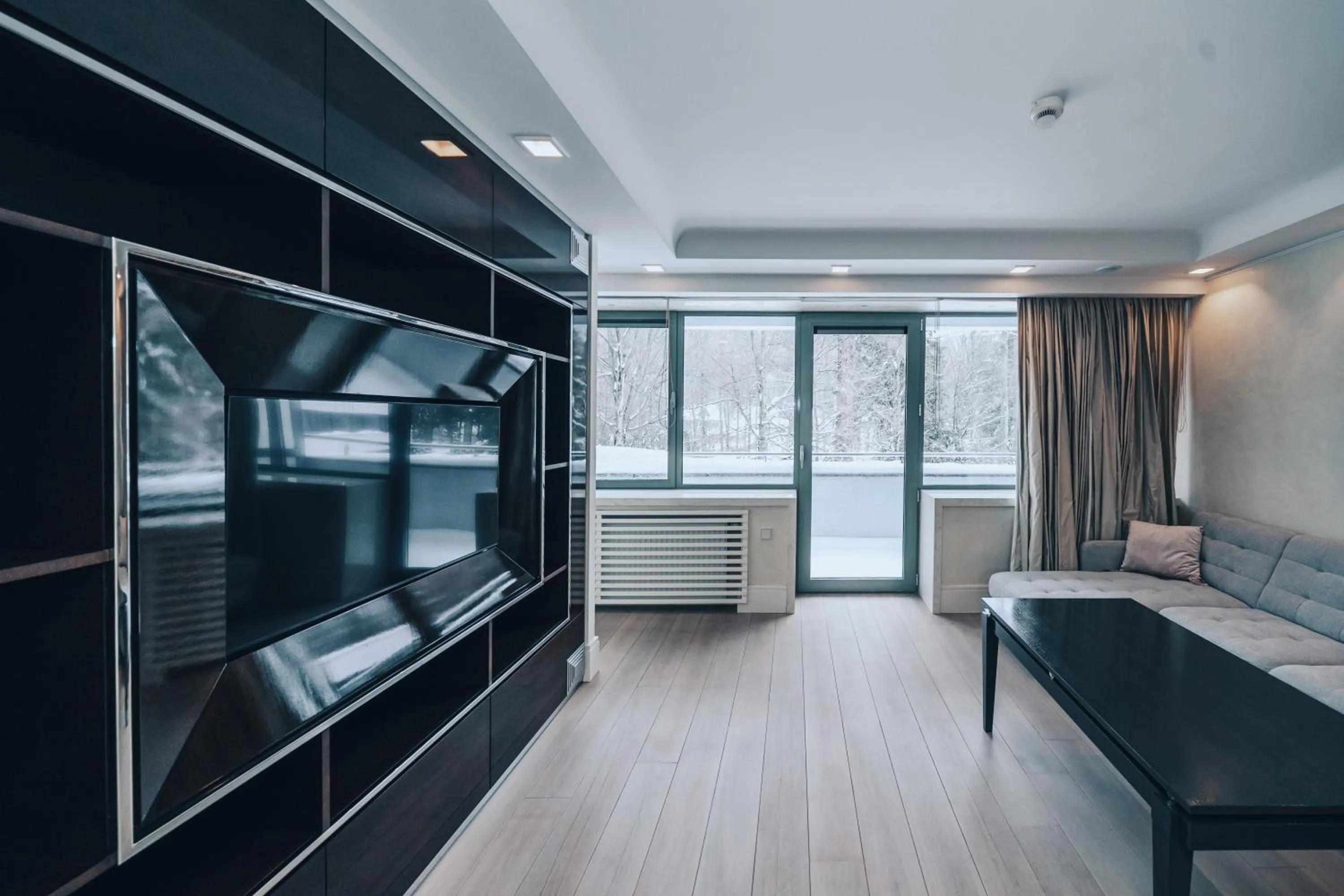 Living room, Bed in Hotel Murowanica