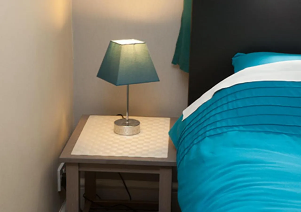 Decorative detail, Bed in Hotel 261