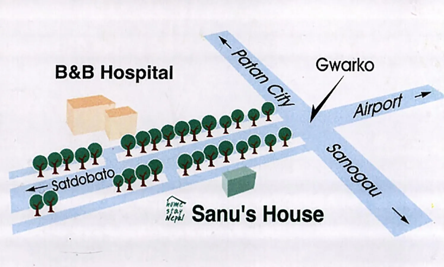 Street view in Sanu House