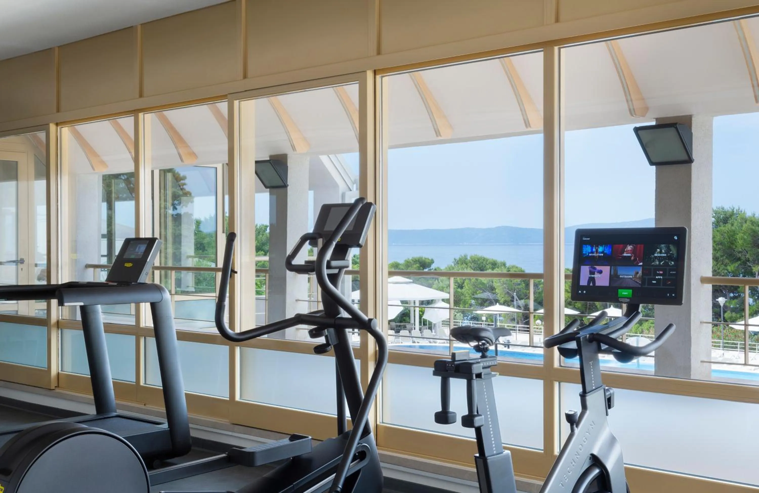 Fitness centre/facilities in Bluesun Holiday Village Afrodita