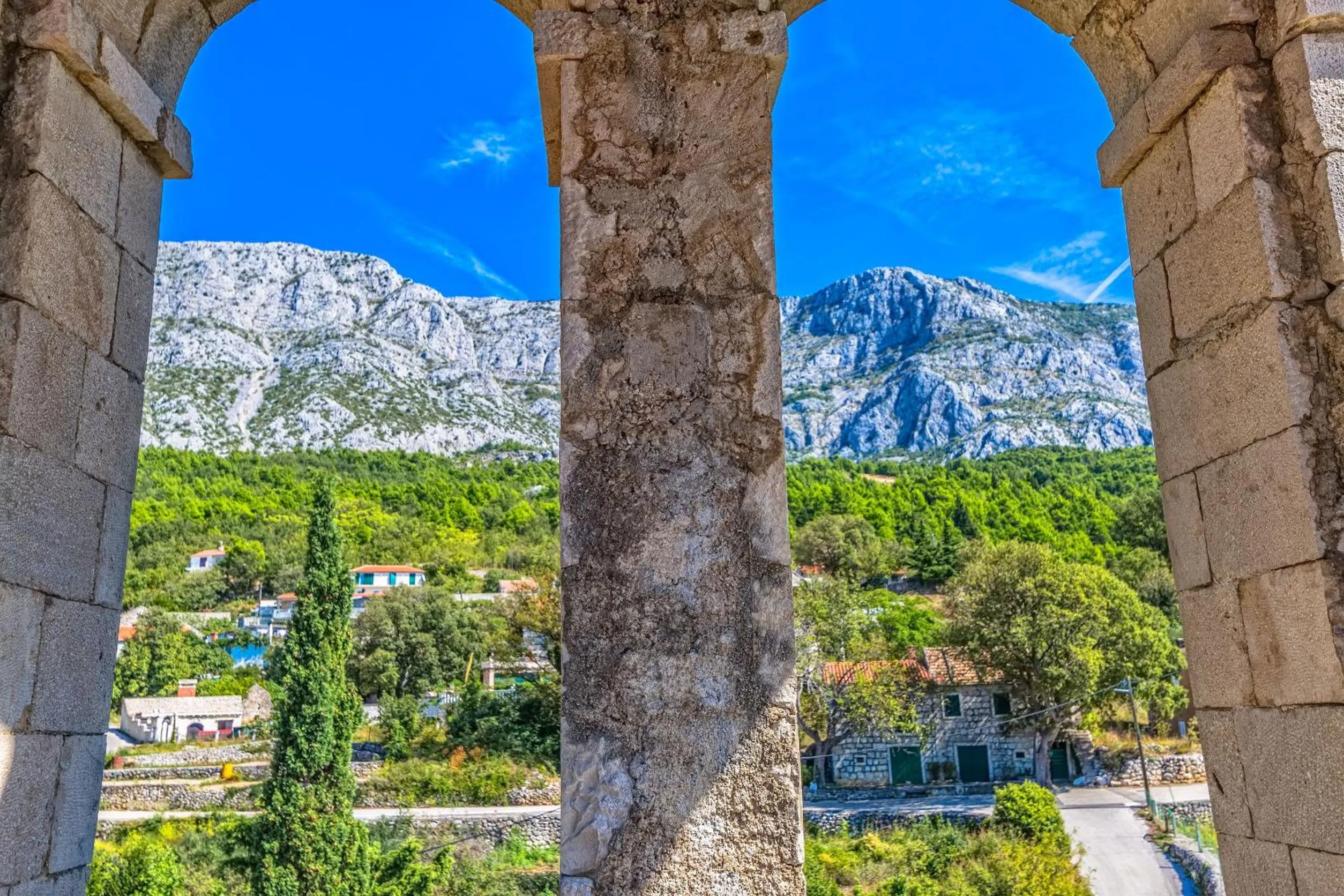 Natural landscape in Heritage Hotel Kaštelet
