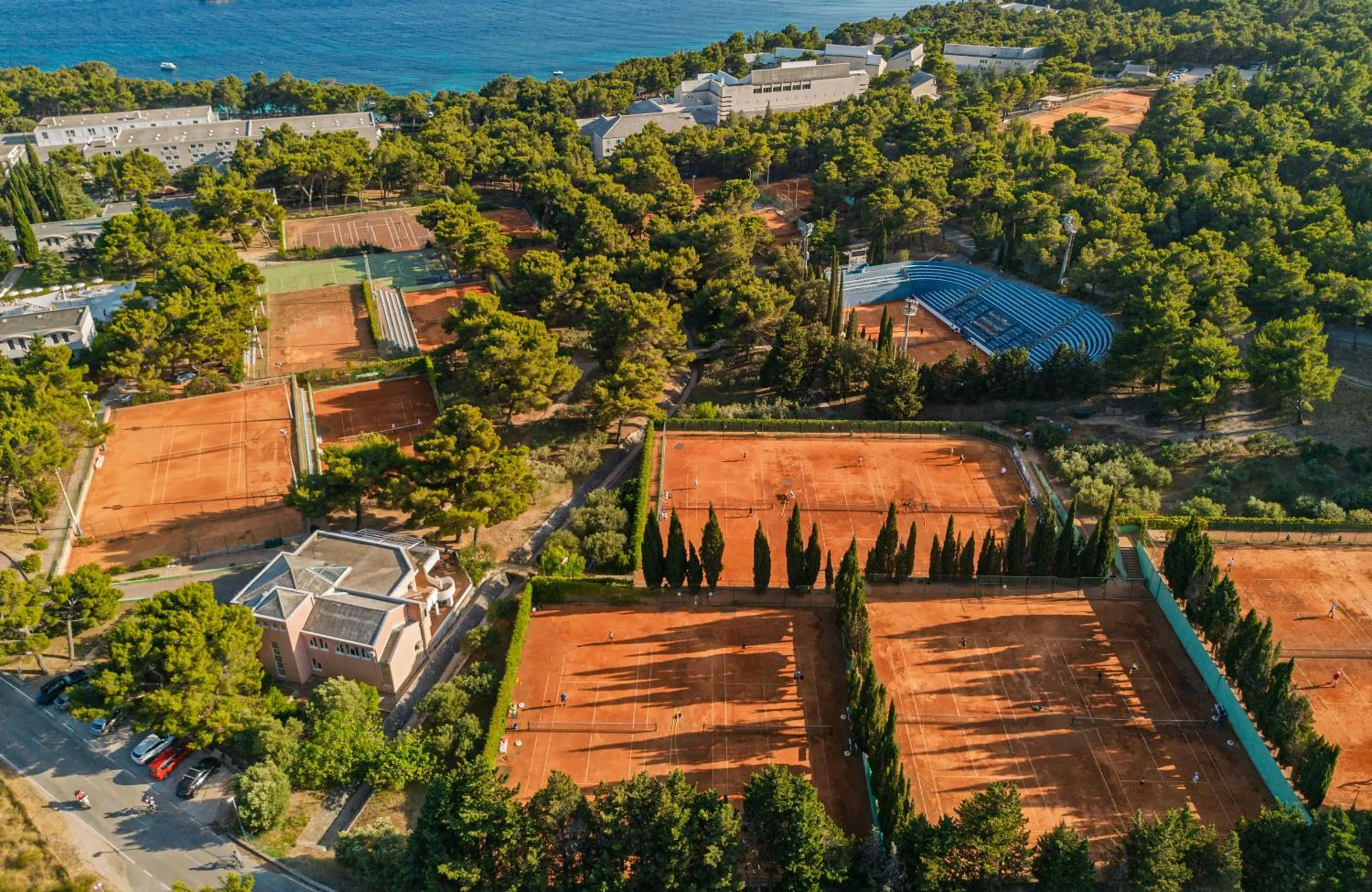 Tennis court in Bluesun Holiday Village Bonaca - Full Board Plus