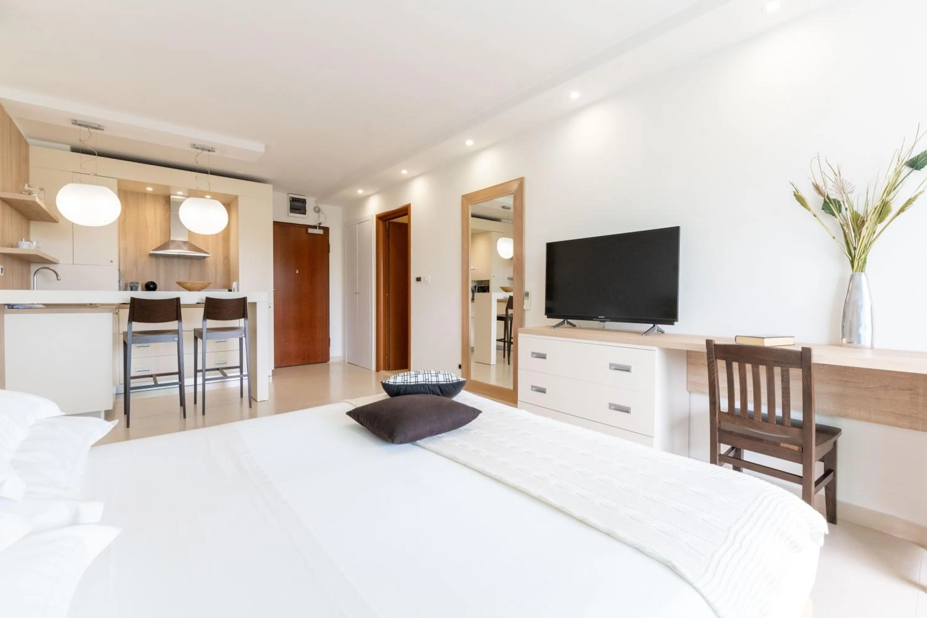 Bed in The Residence Aparthotel