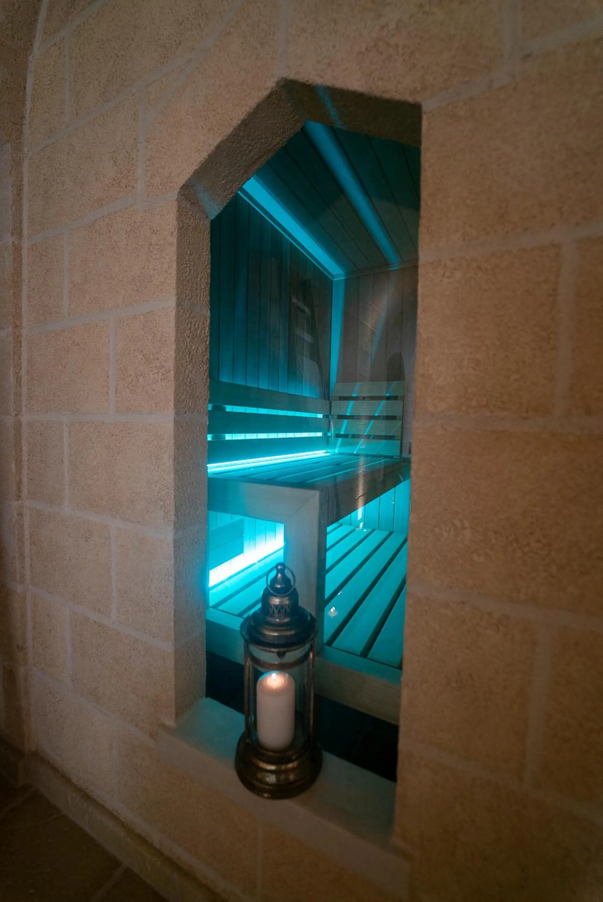 Sauna in Masseria Muntibianchi AgriResort Restaurant & SPA