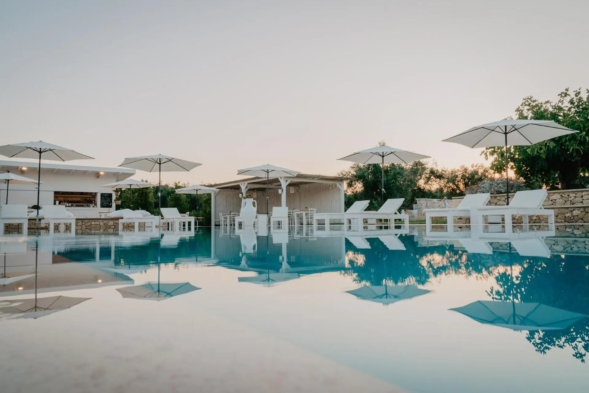 Pool view in Masseria Muntibianchi AgriResort Restaurant & SPA