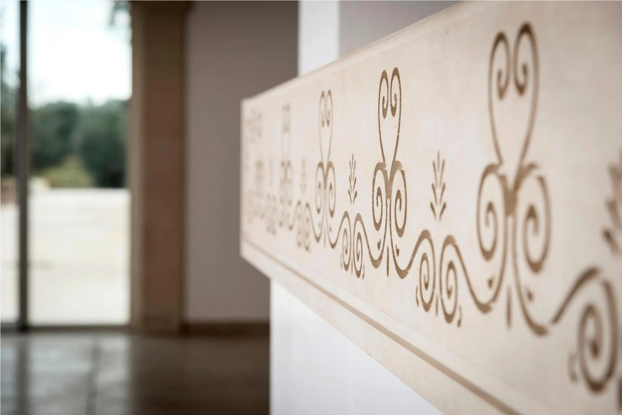 Decorative detail in Masseria Muntibianchi AgriResort Restaurant & SPA
