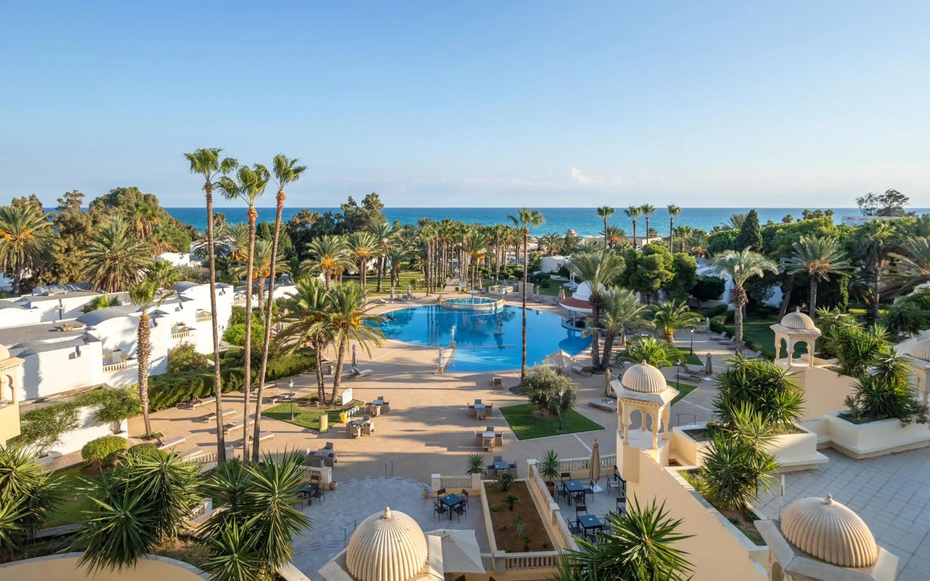 Pool view in Steigenberger Marhaba Thalasso Hammamet