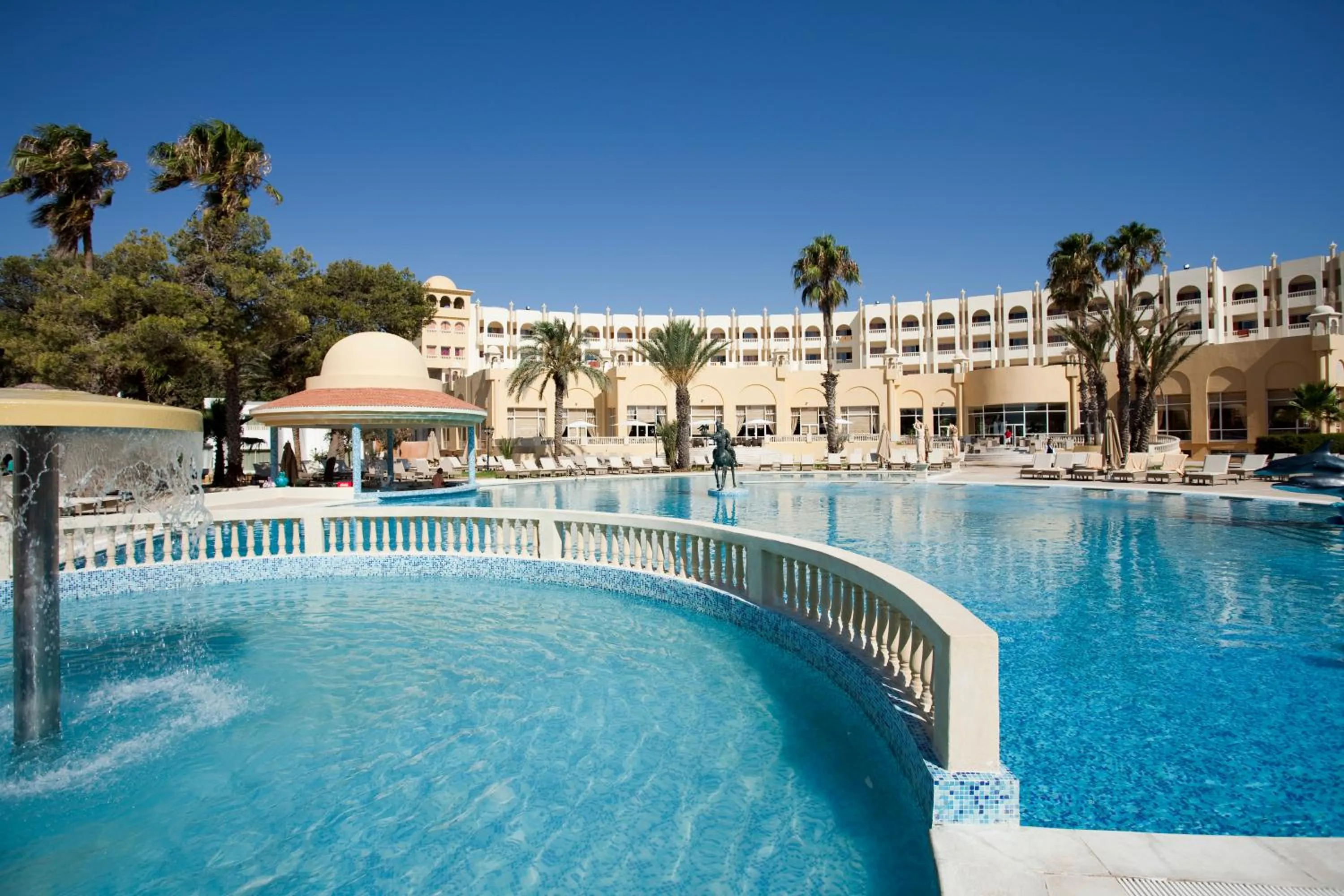 Pool view in Steigenberger Marhaba Thalasso Hammamet