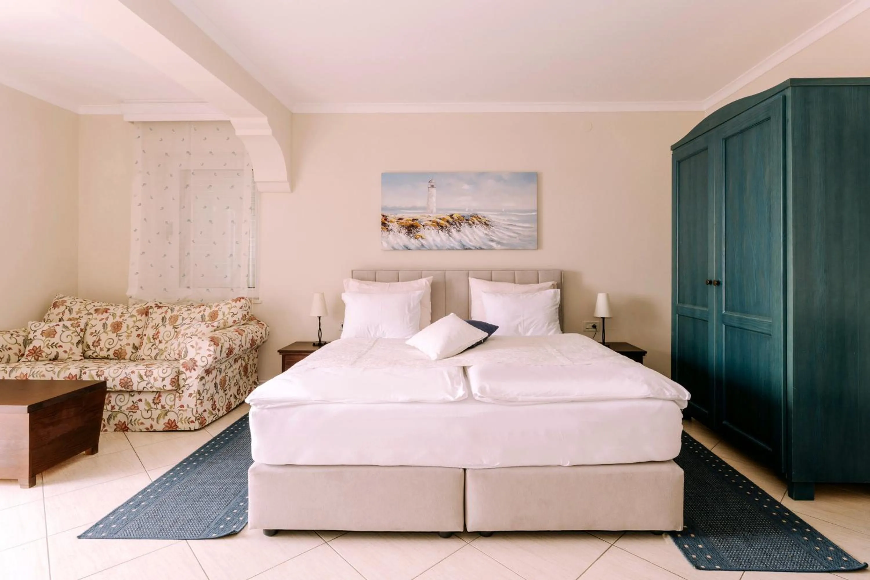 Bed in Hotel Abalone