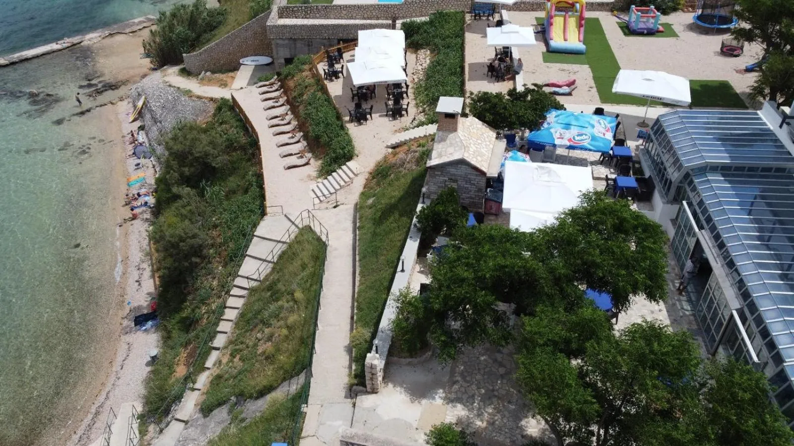 Garden in Hotel Biser