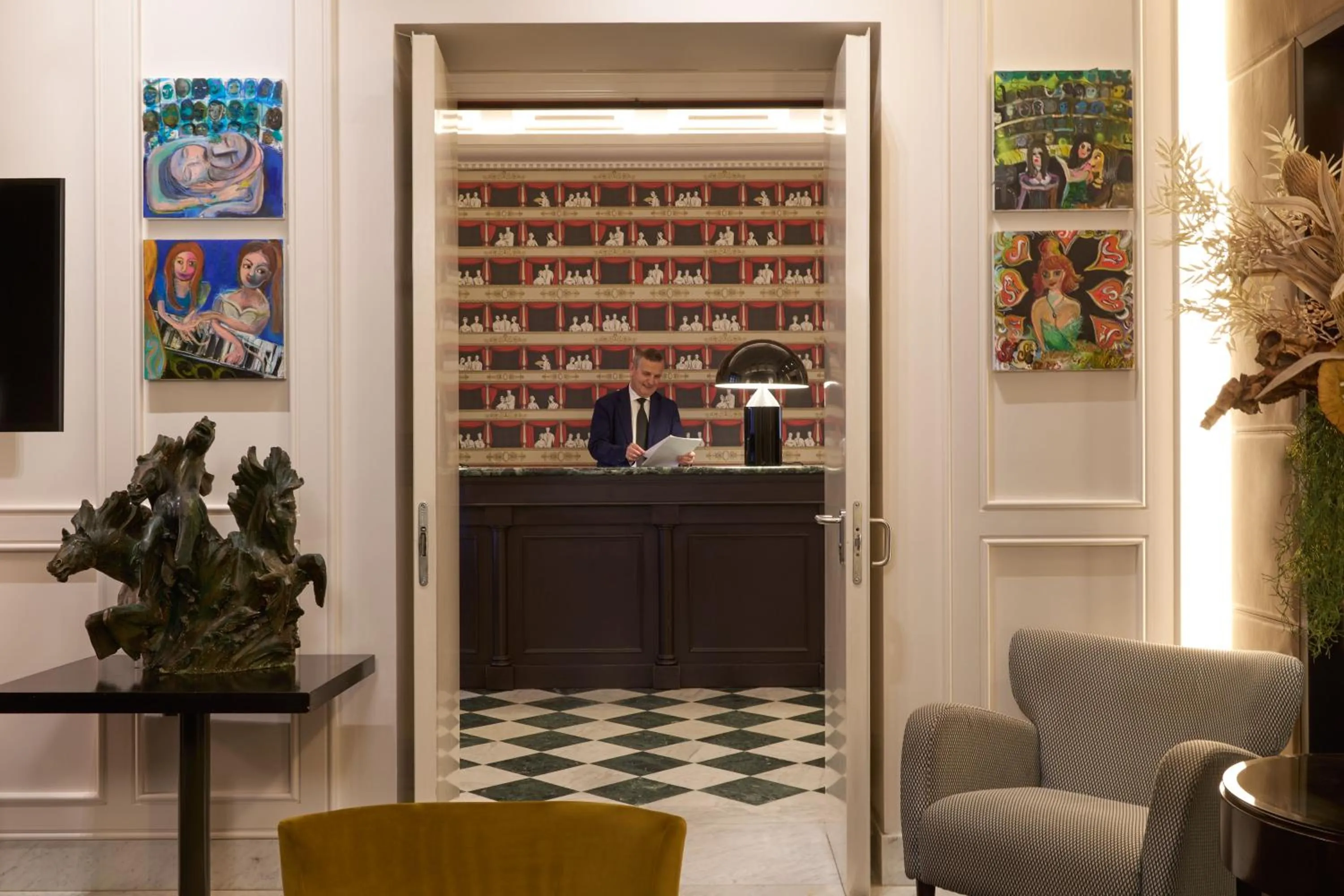 Lobby or reception in Mascagni Luxury Rooms & Suites