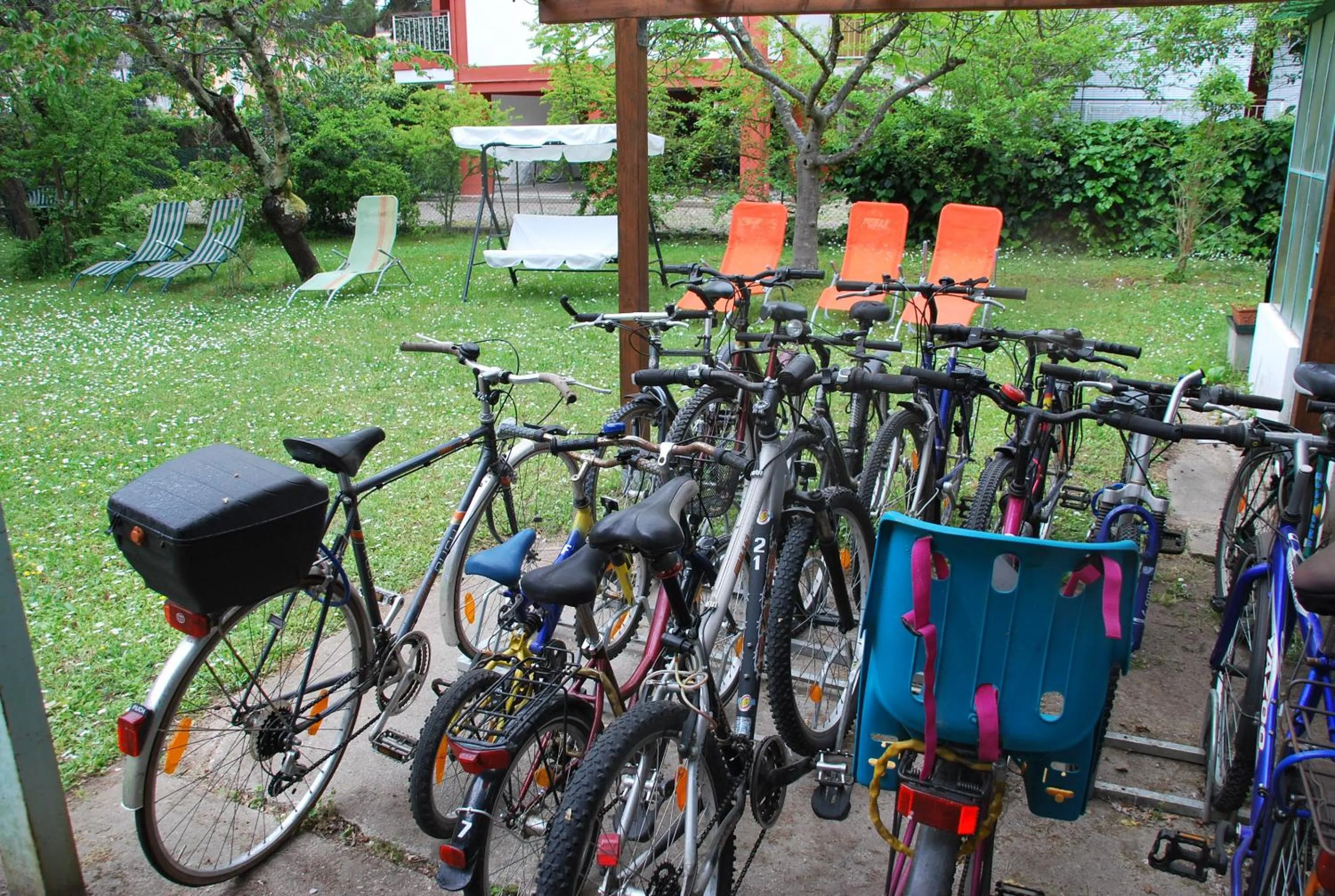 Cycling in Villa Lucilla