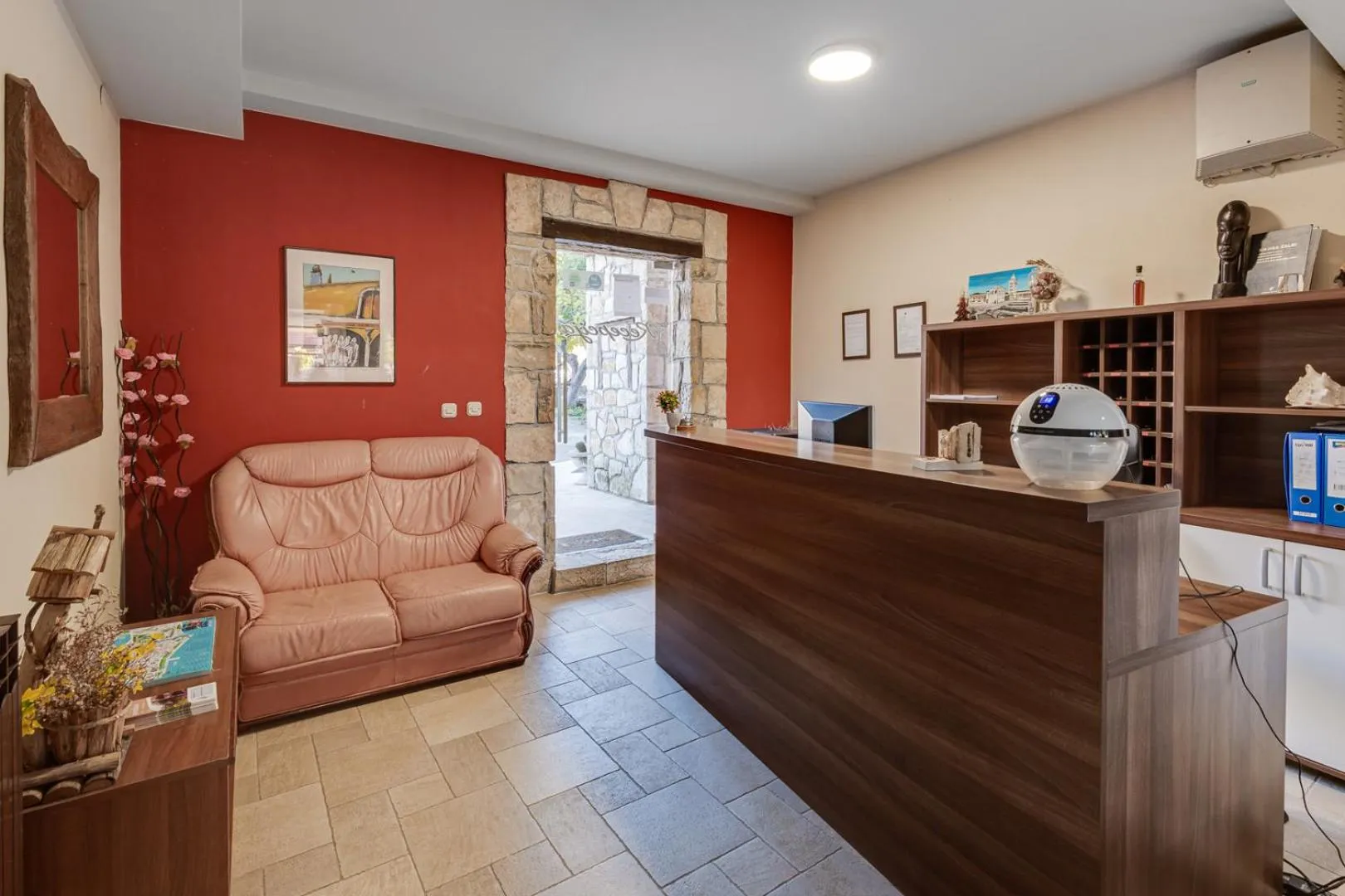 Lobby or reception in Hotel Marinko