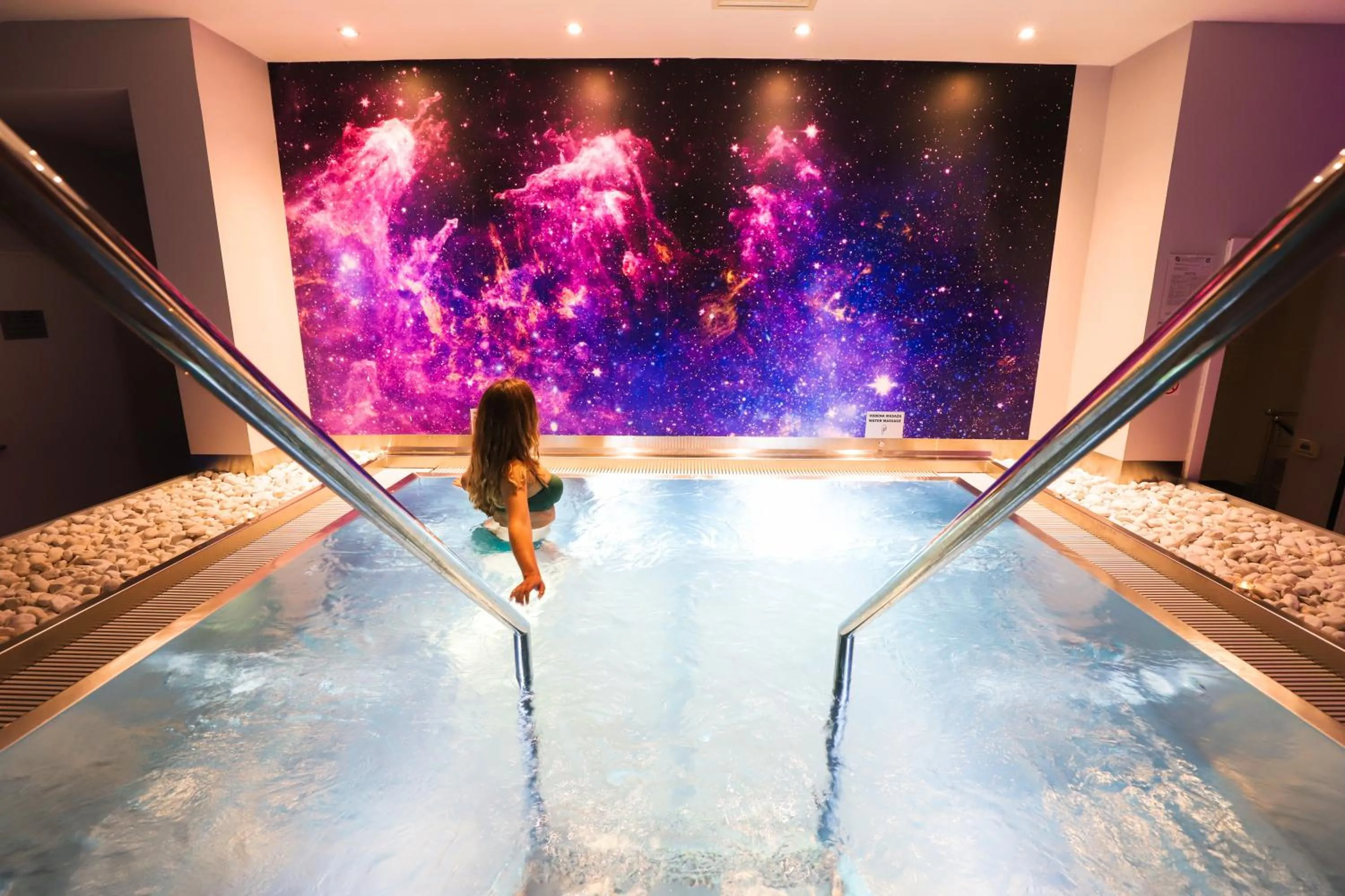 Hot Spring Bath in Wellness Hotel Villa Magdalena