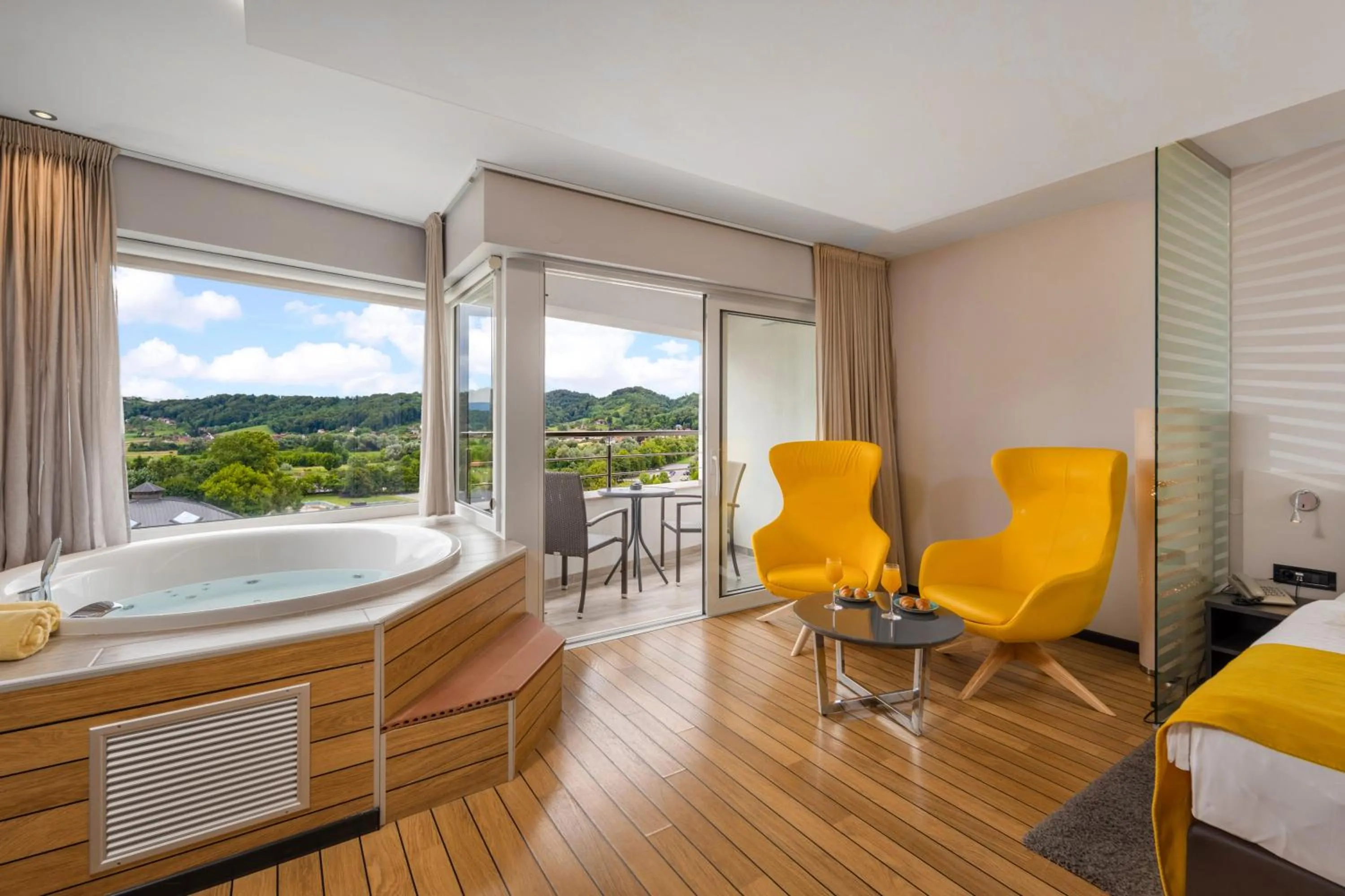 Hot Tub in Wellness Hotel Villa Magdalena