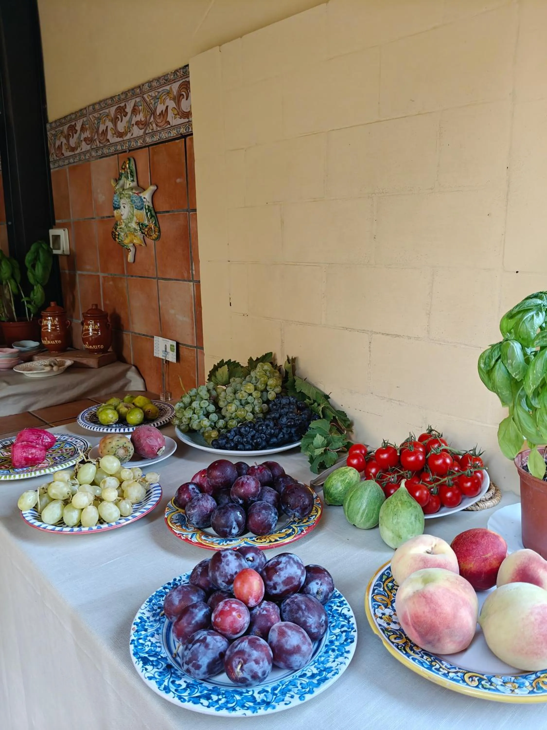 Food and drinks in B&B Villa Maiolica