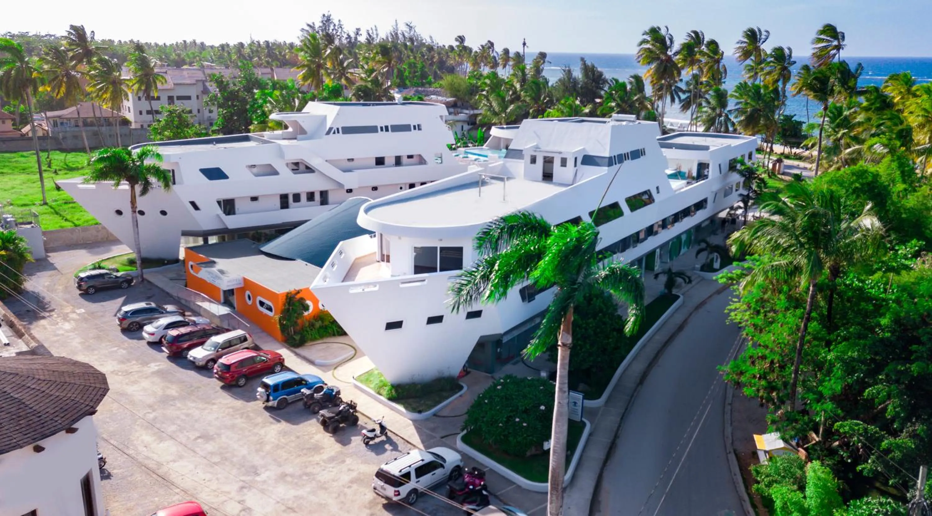 Bird's eye view in Puerto Plaza Las Terrenas