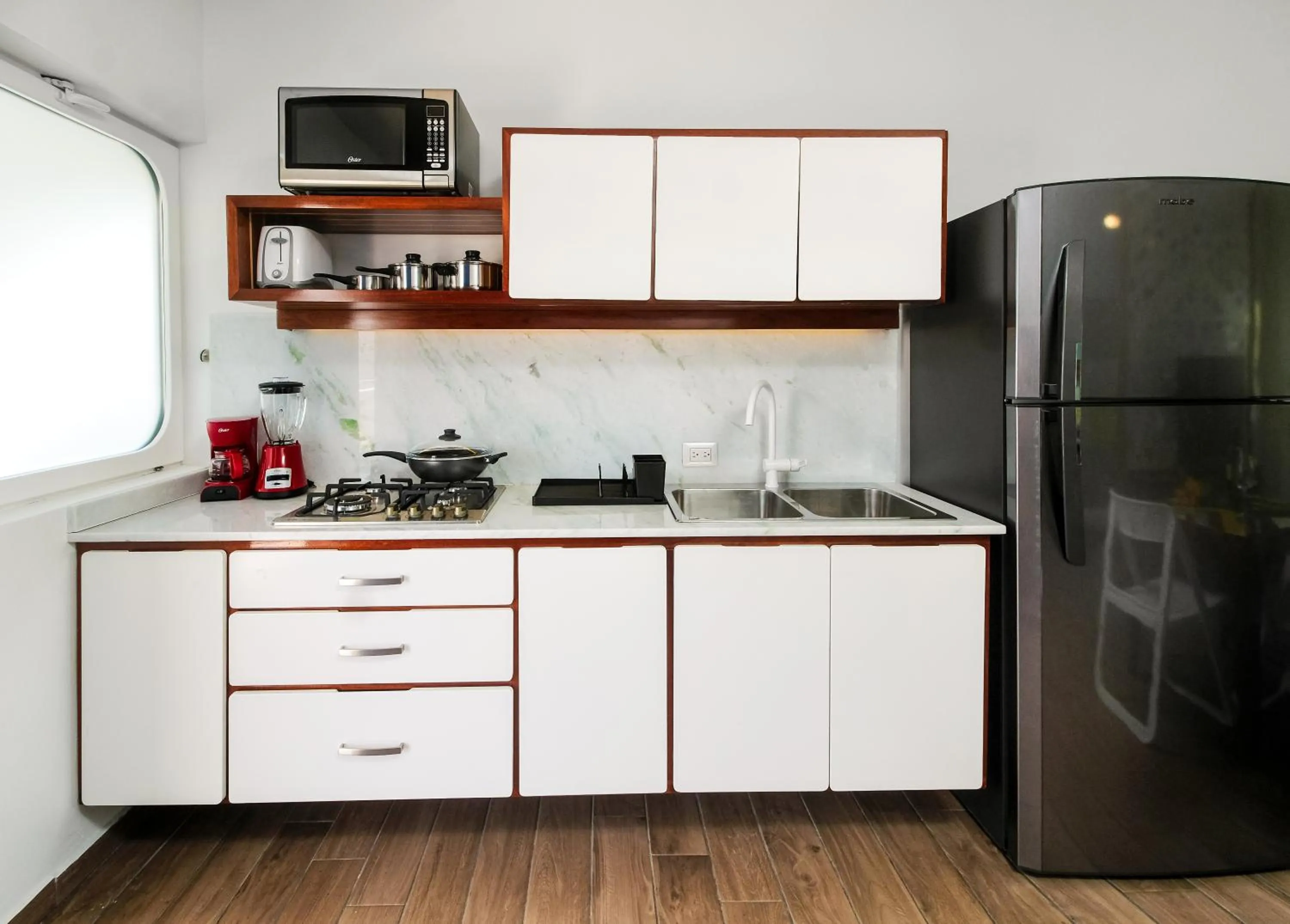 Kitchen or kitchenette in Puerto Plaza Las Terrenas