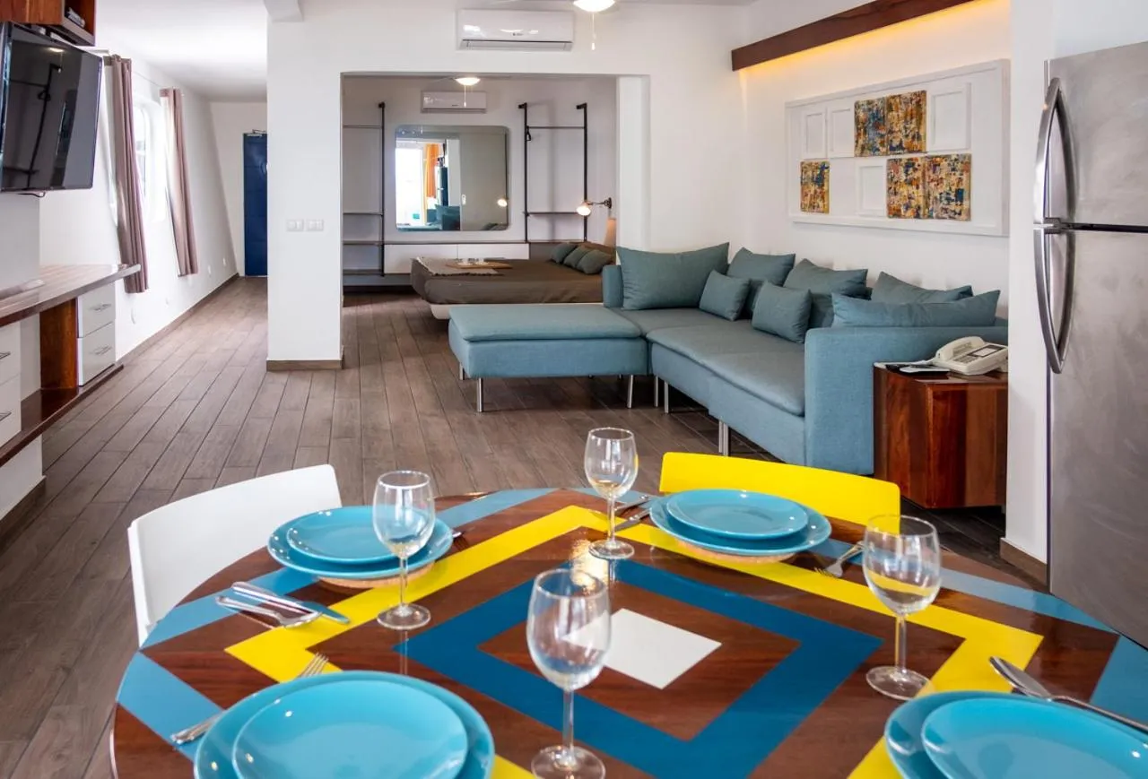 Living room in Puerto Plaza Las Terrenas