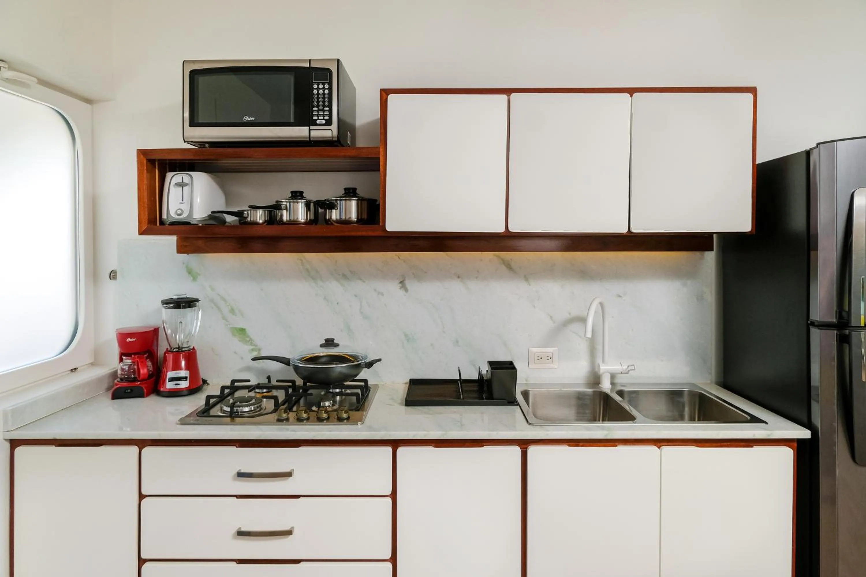 Kitchen or kitchenette in Puerto Plaza Las Terrenas