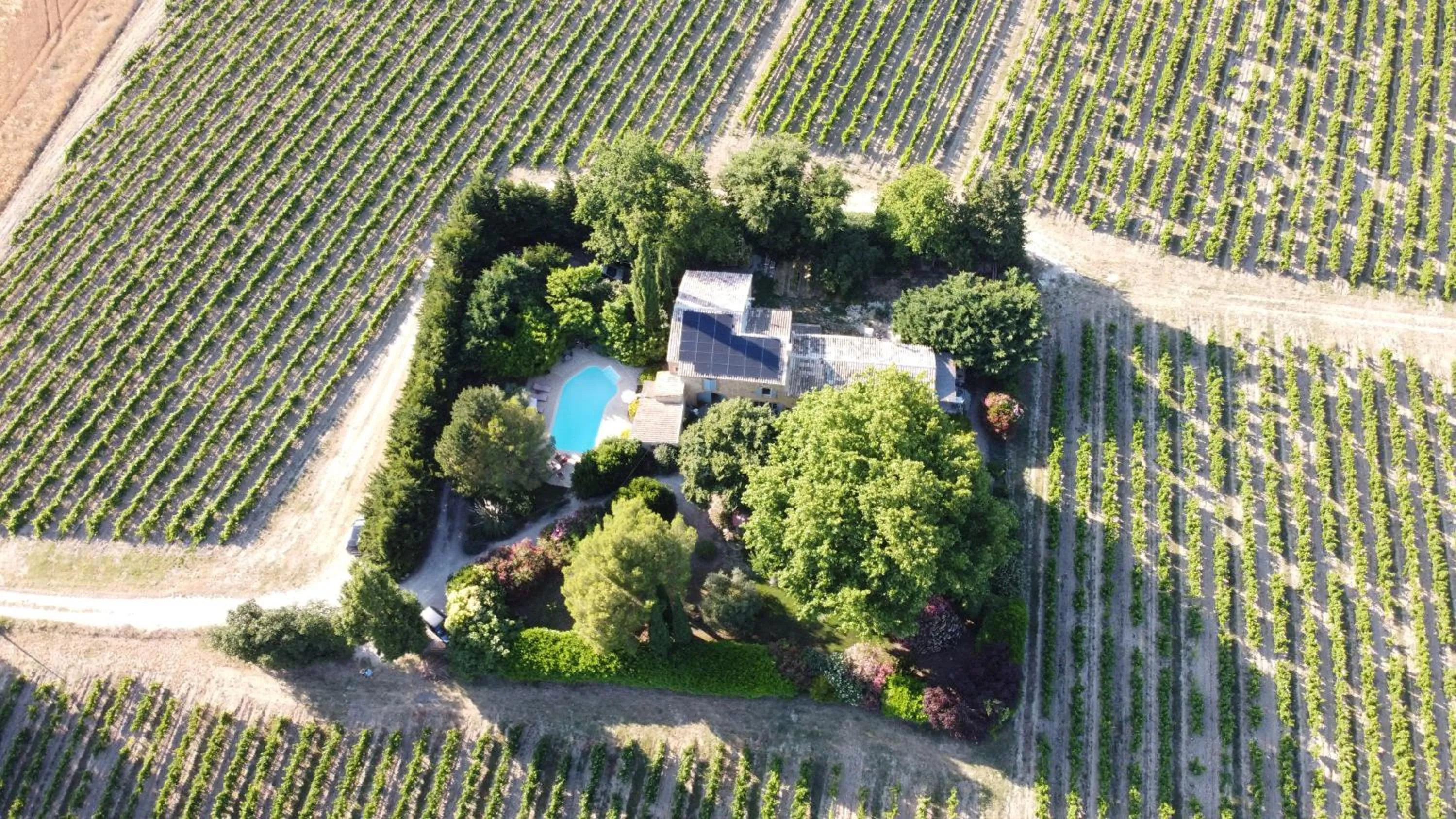 Bird's eye view in Mas du Clos de l'Escarrat