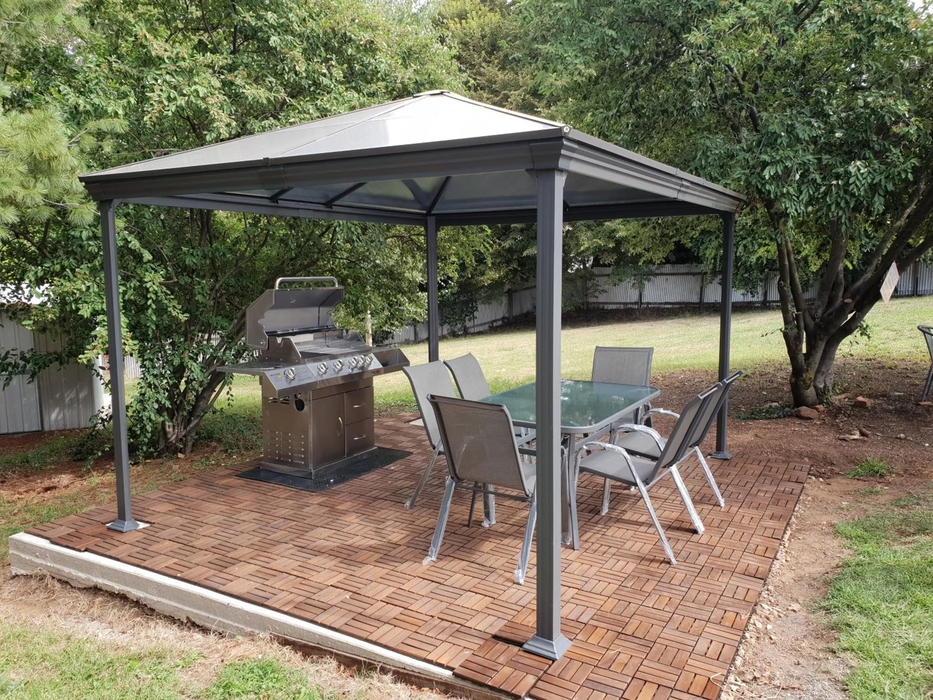 BBQ facilities in The Apple Inn