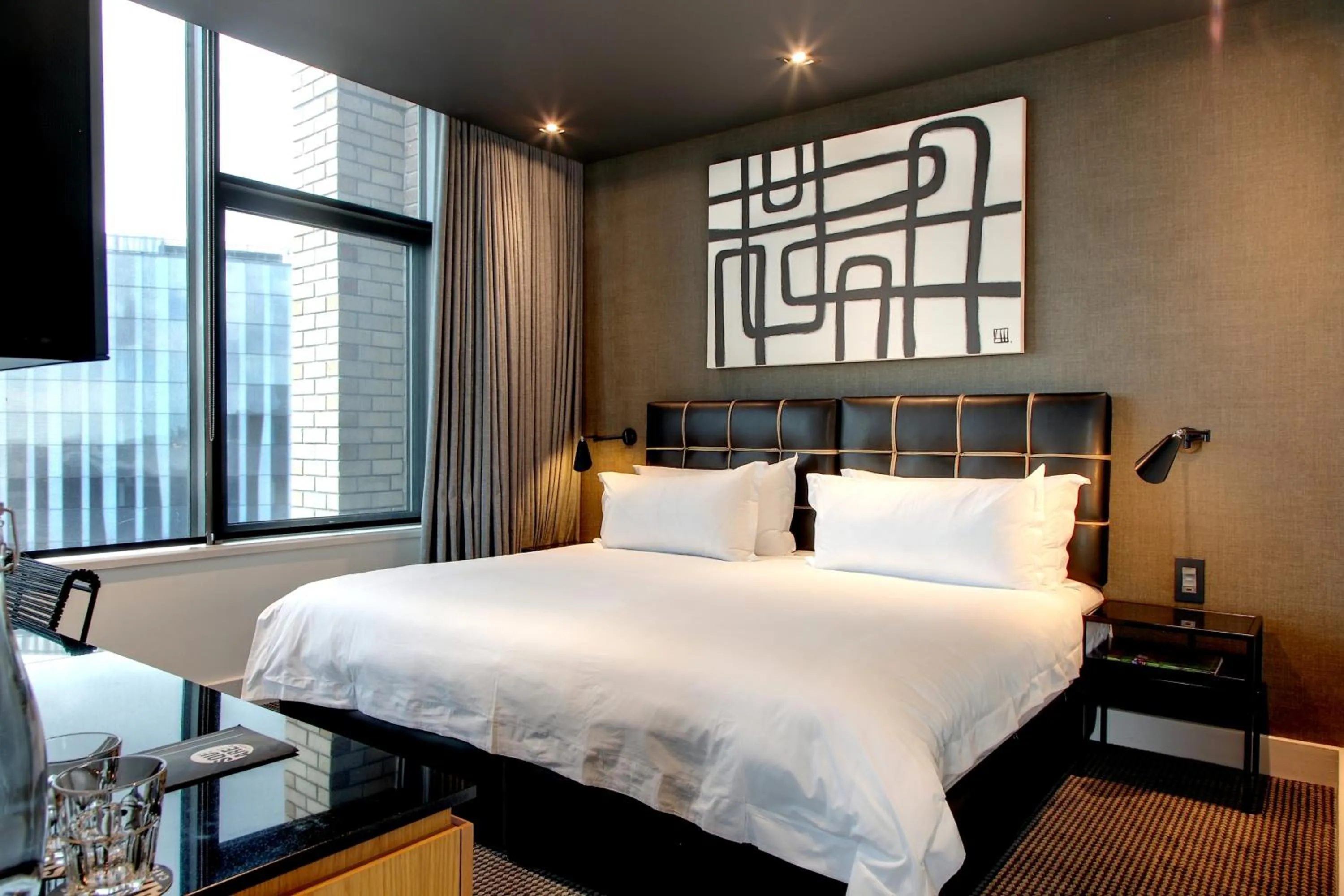 Bed in Century City Hotel Urban Square