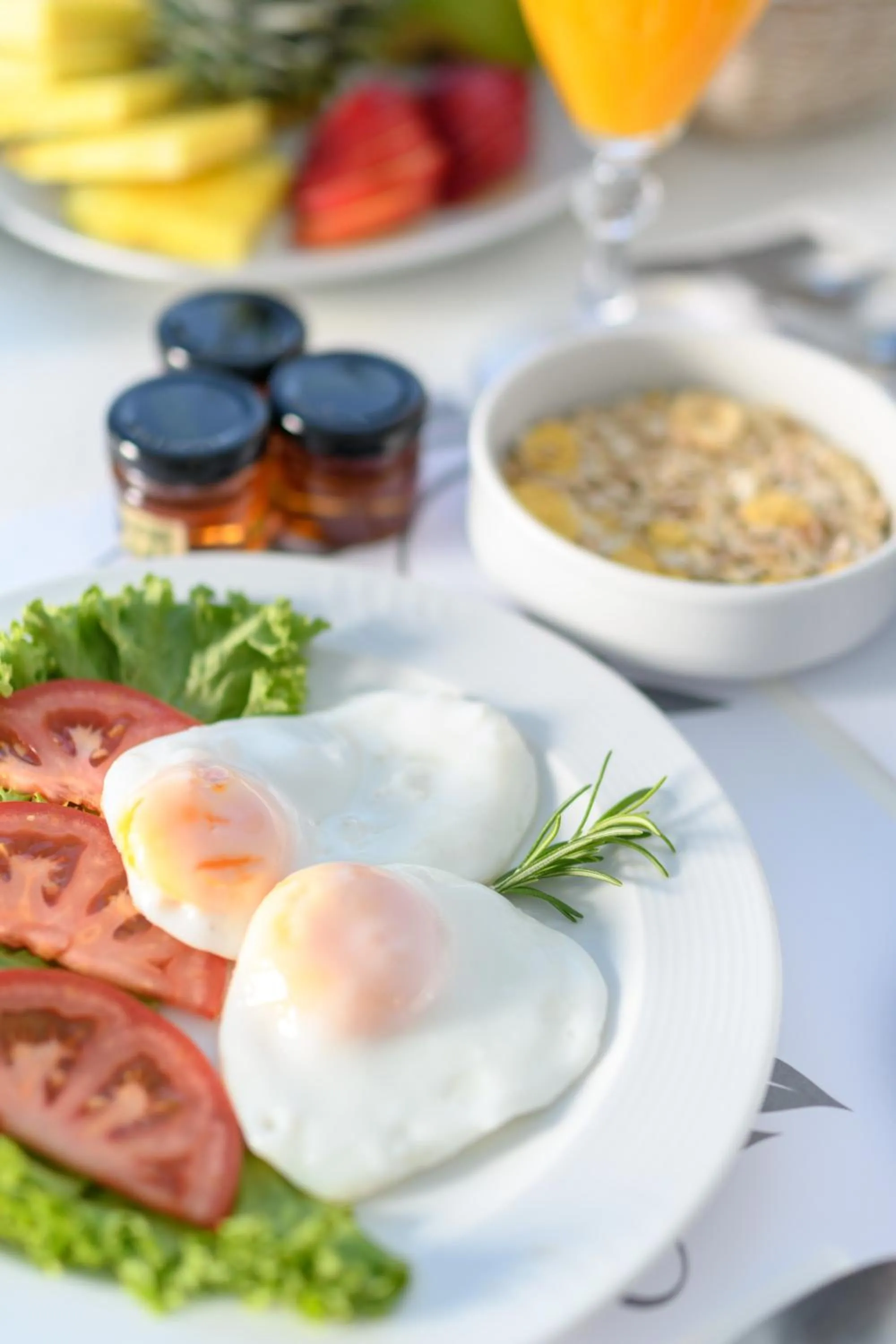 Buffet breakfast in Maison Des Lys - Luxury Suites