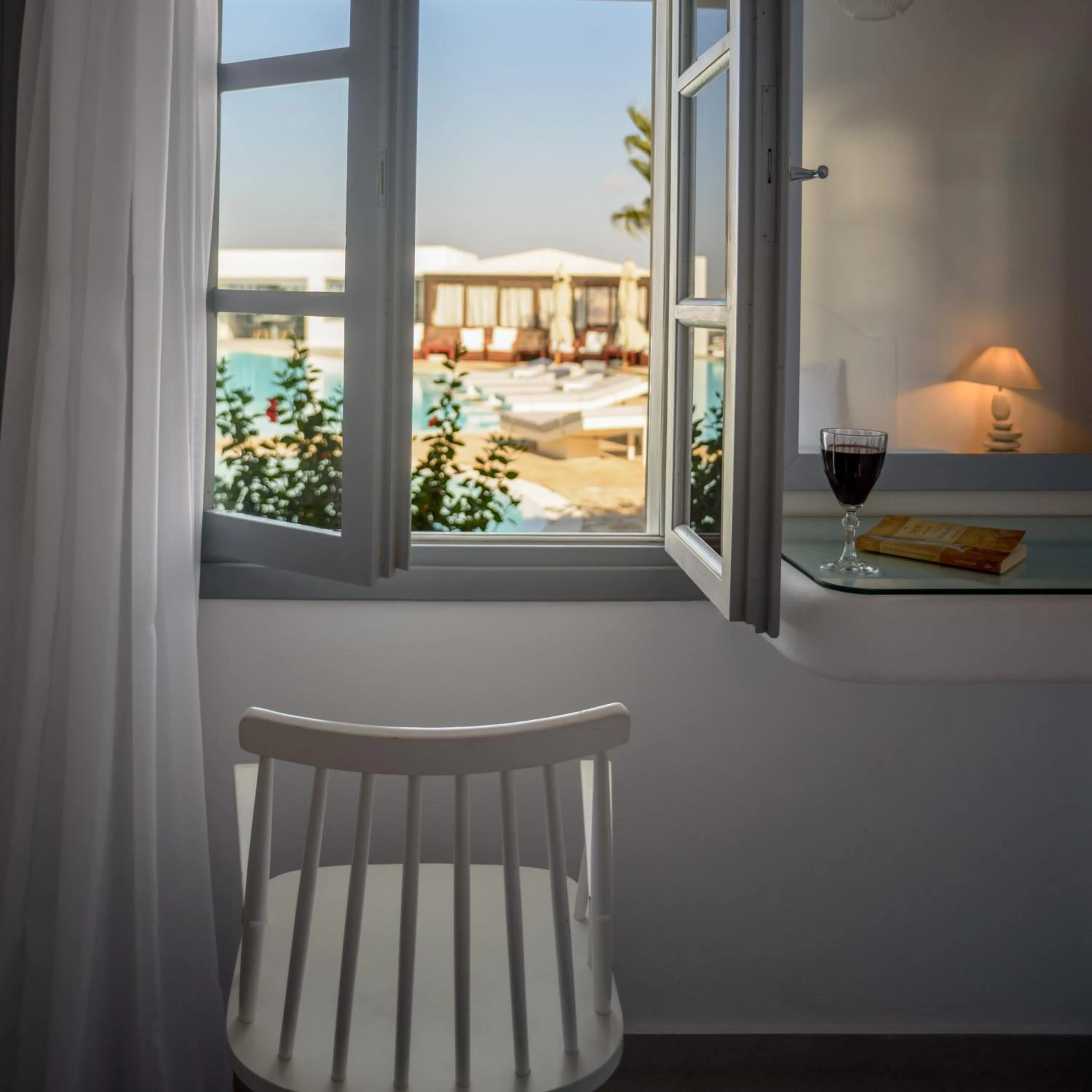 Pool view in Maison Des Lys - Luxury Suites