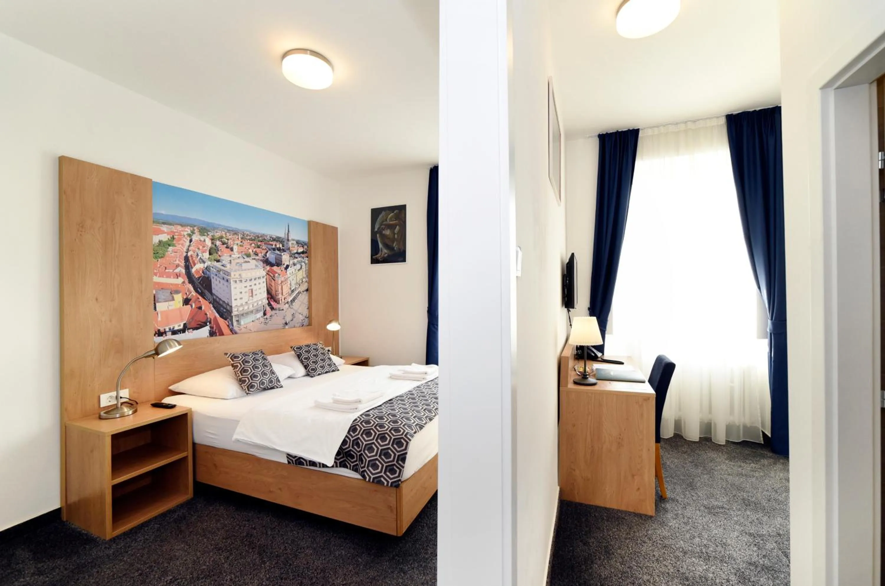 Bedroom, Bed in Hotel Orient Zagreb