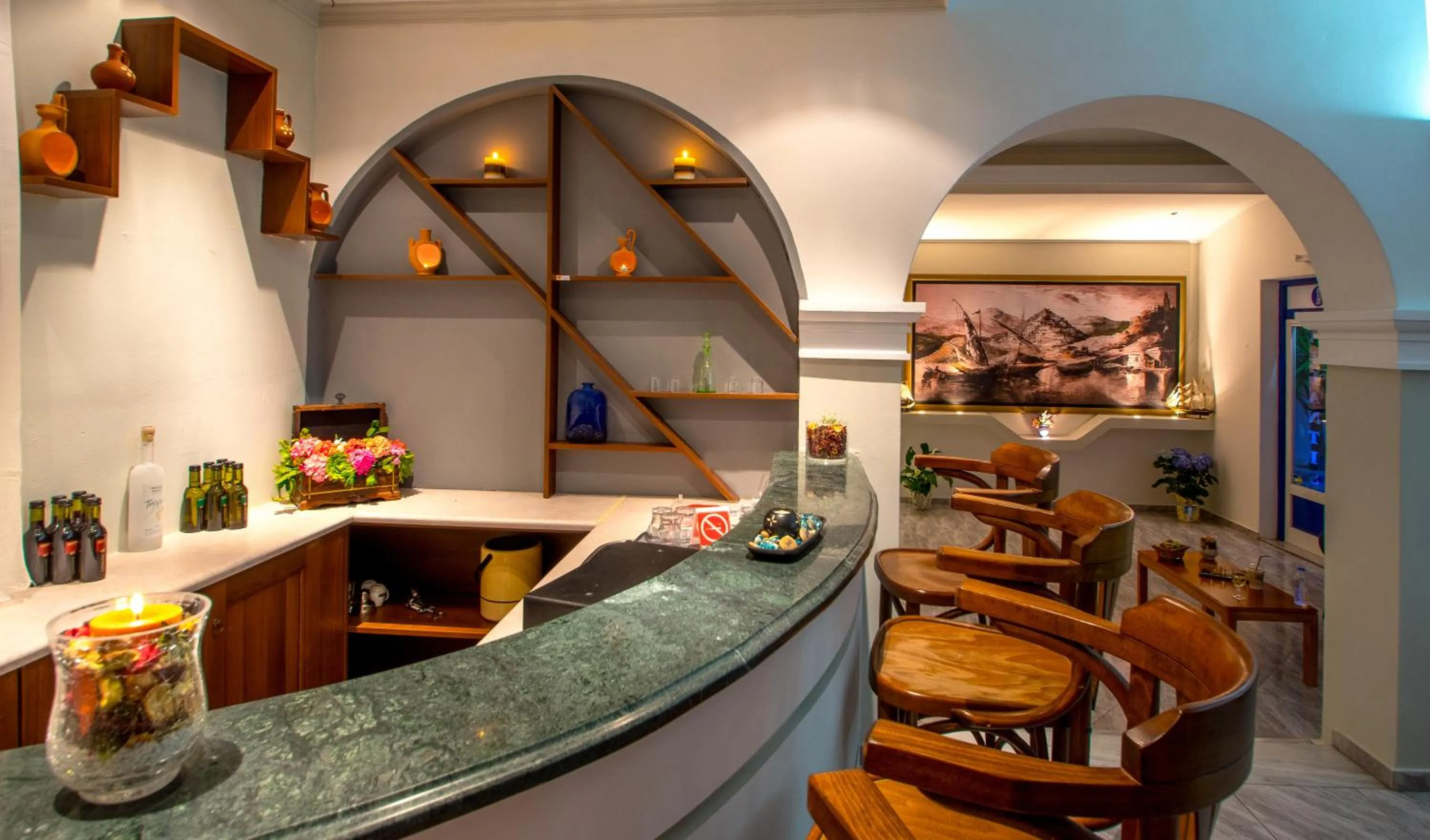 Lobby or reception in Syros Atlantis