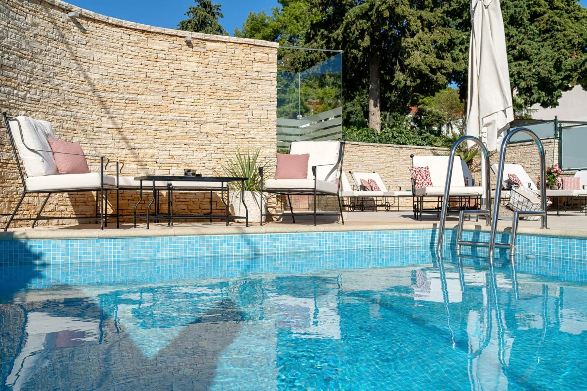 Swimming pool in Heritage Hotel Tisno