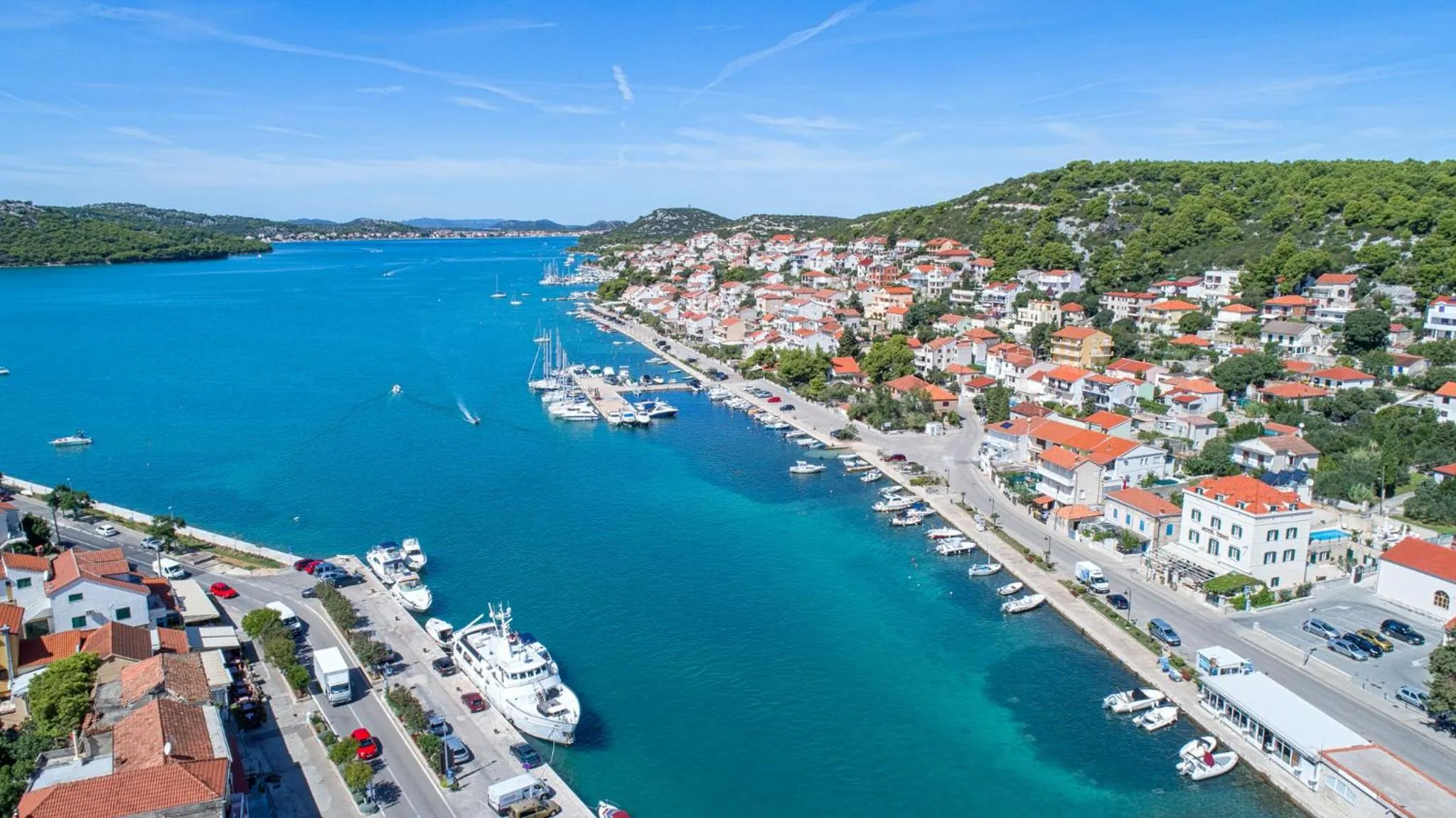 Bird's eye view in Heritage Hotel Tisno