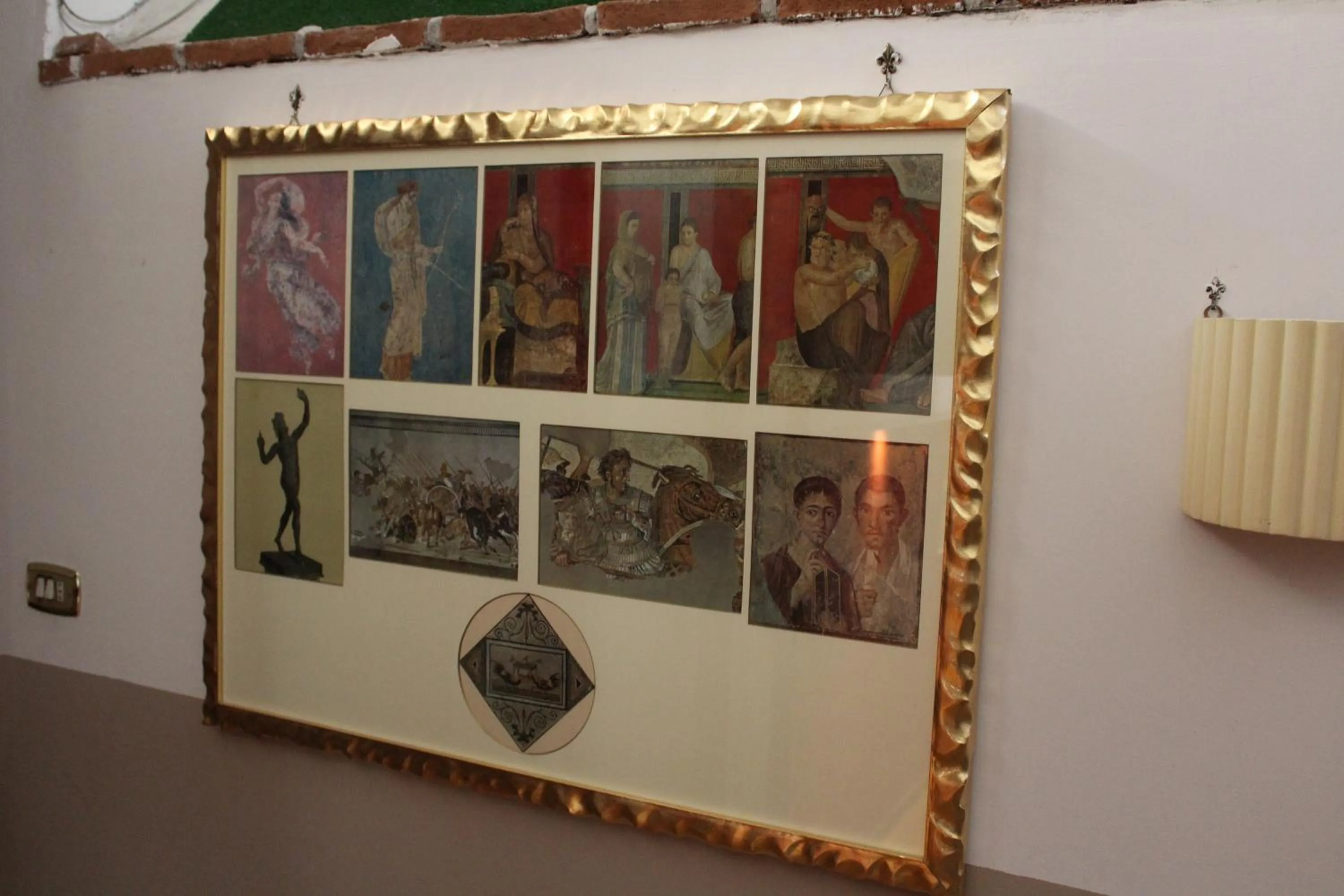 Decorative detail in Hotel Santuario