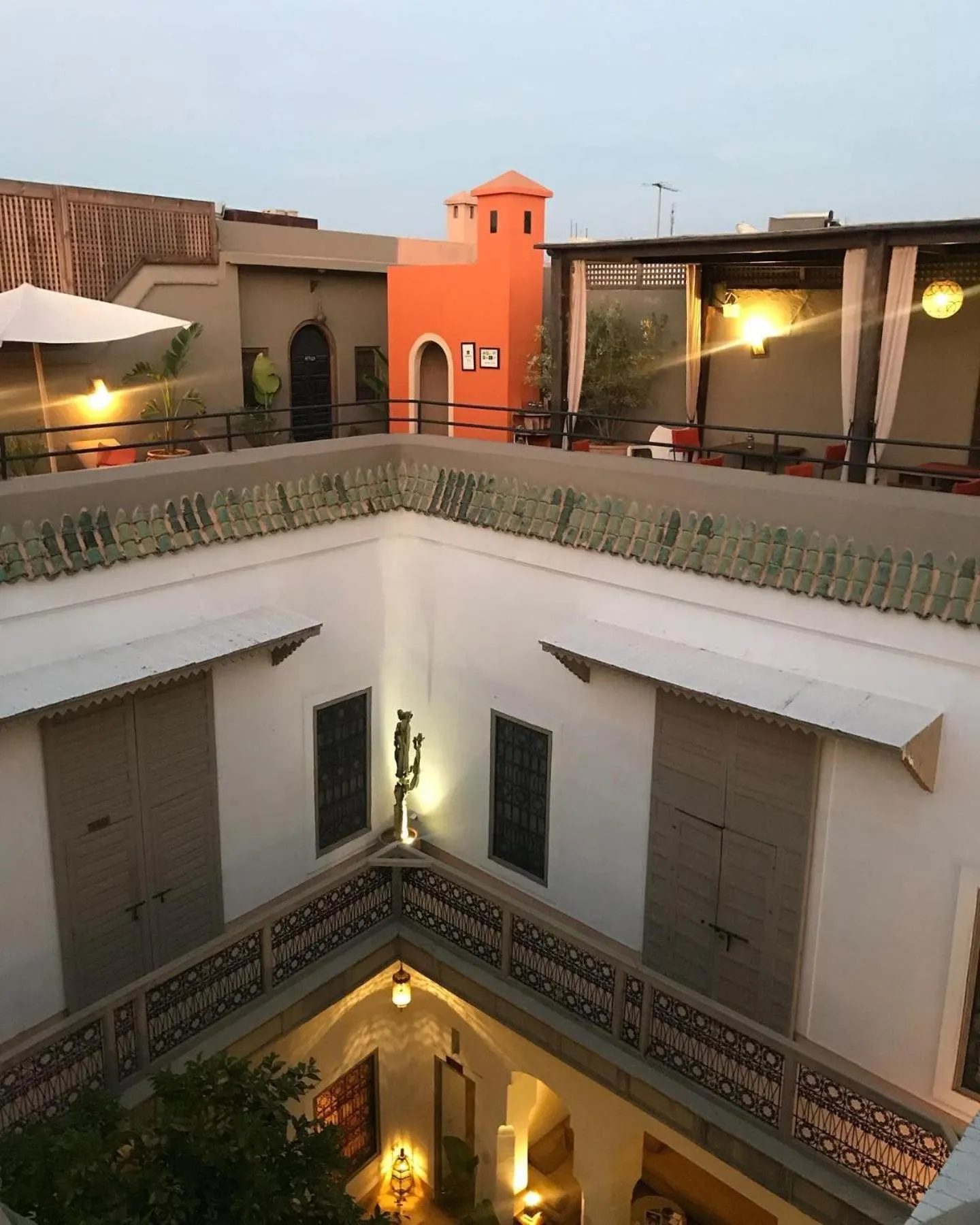 Balcony/Terrace in Riad See Moon And Spa