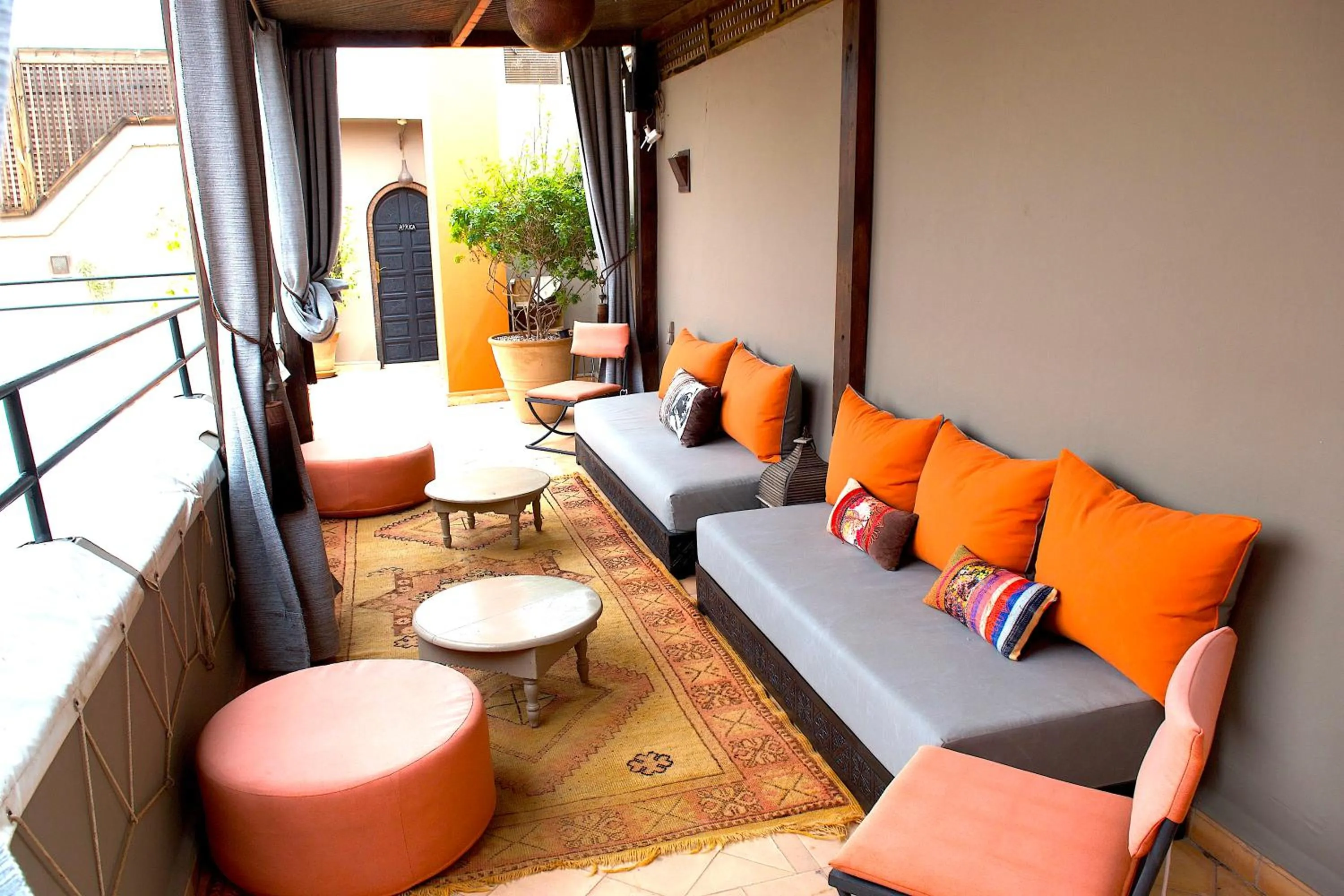 Balcony/Terrace in Riad See Moon And Spa