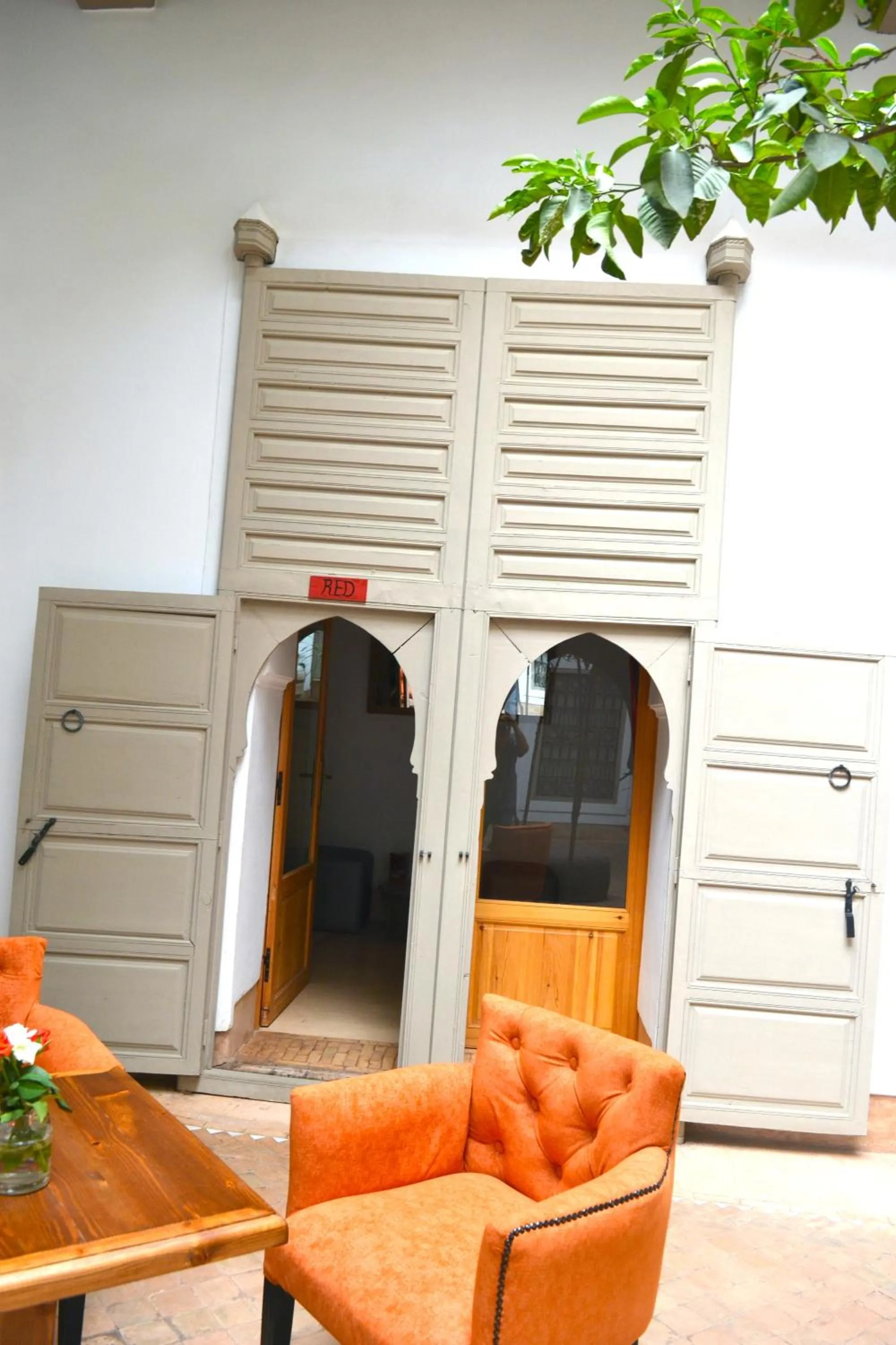 Patio in Riad See Moon And Spa