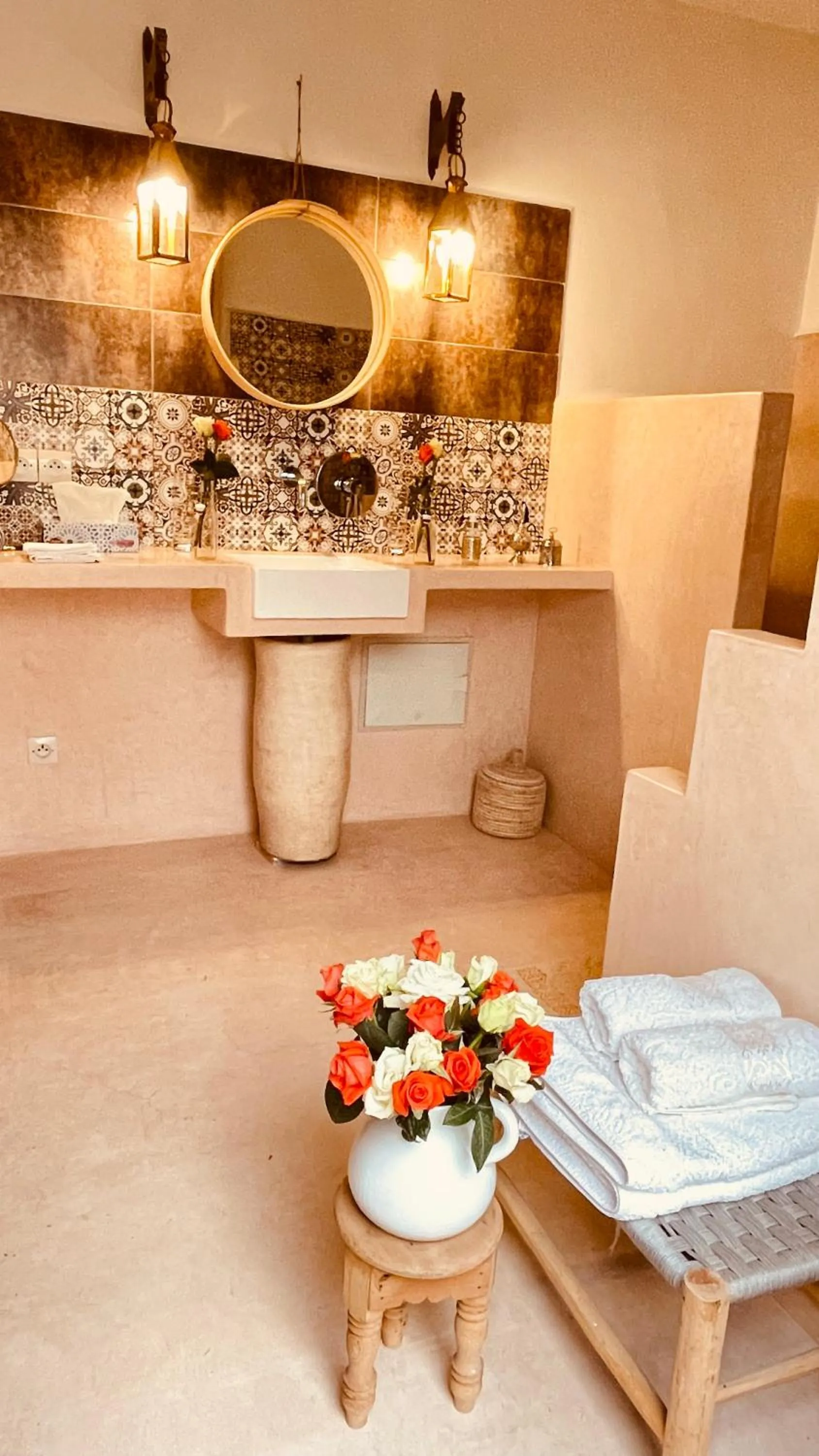 Bathroom in Riad See Moon And Spa