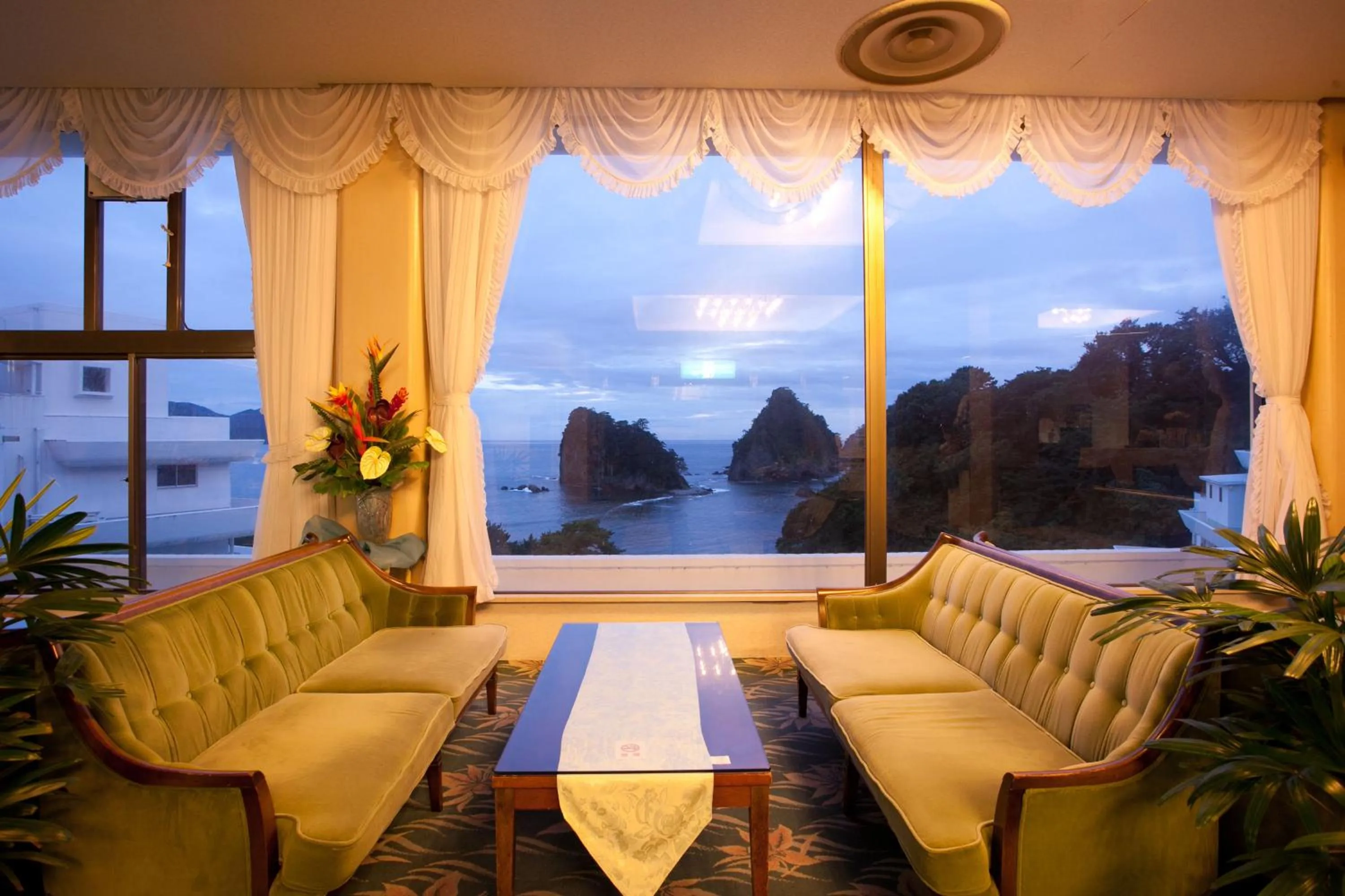 Lobby or reception in Dogashima Onsen Hotel