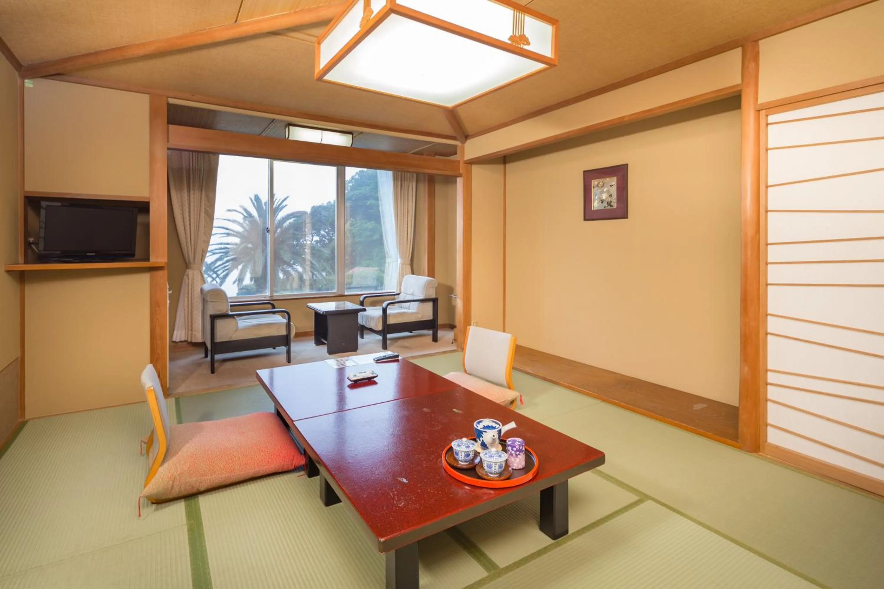 Living room in Dogashima Onsen Hotel
