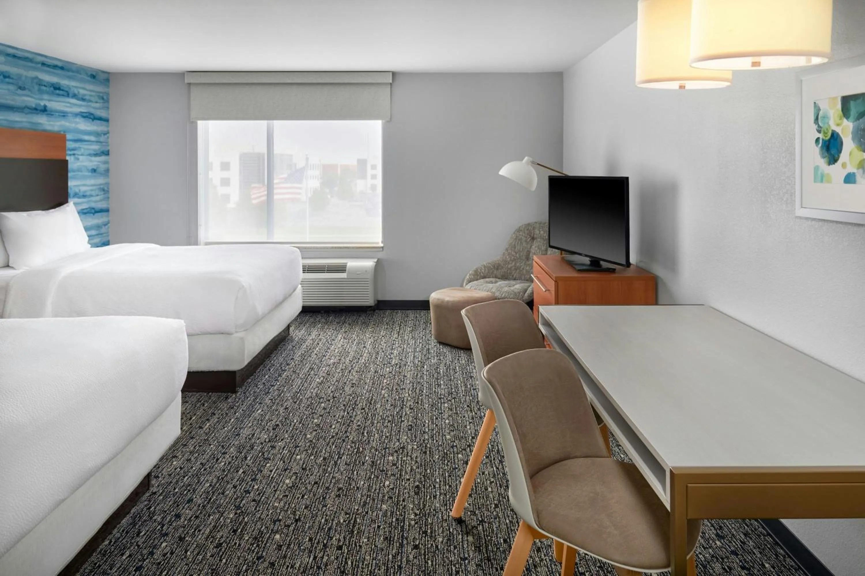 Photo of the whole room, Bed in TownePlace Suites by Marriott Detroit Troy