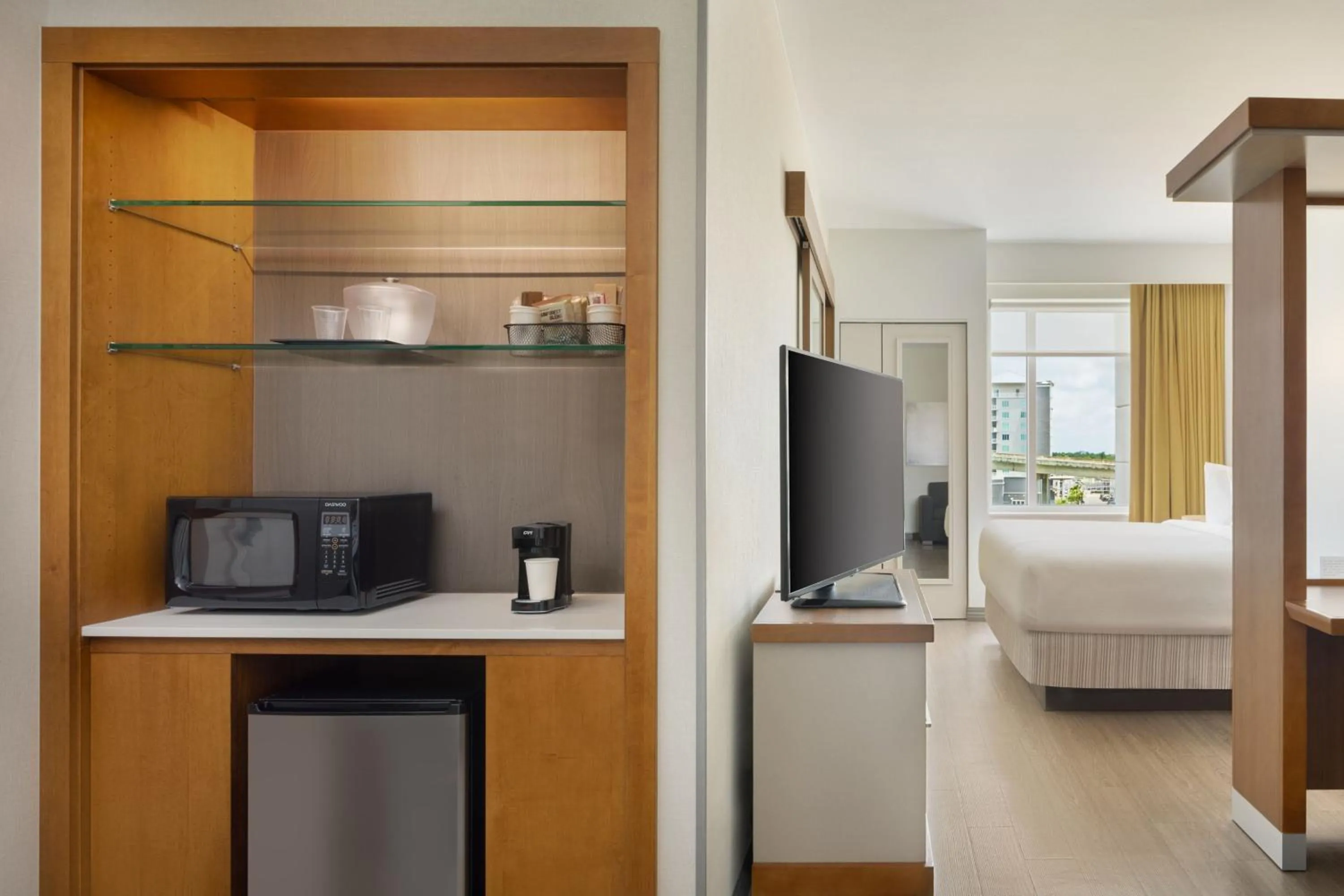 Photo of the whole room, Bed in SpringHill Suites Orange Beach at The Wharf